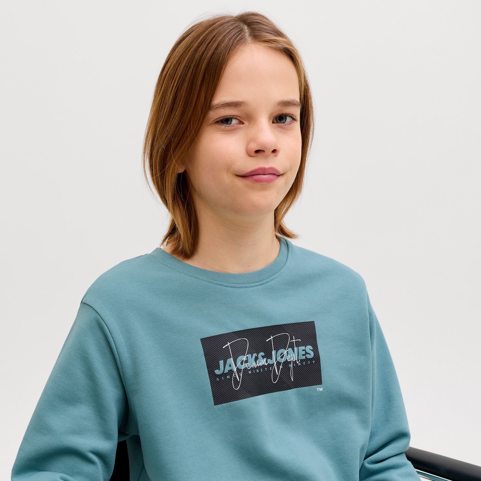 Jack & Jones Cole Print Crew Sweater Junior