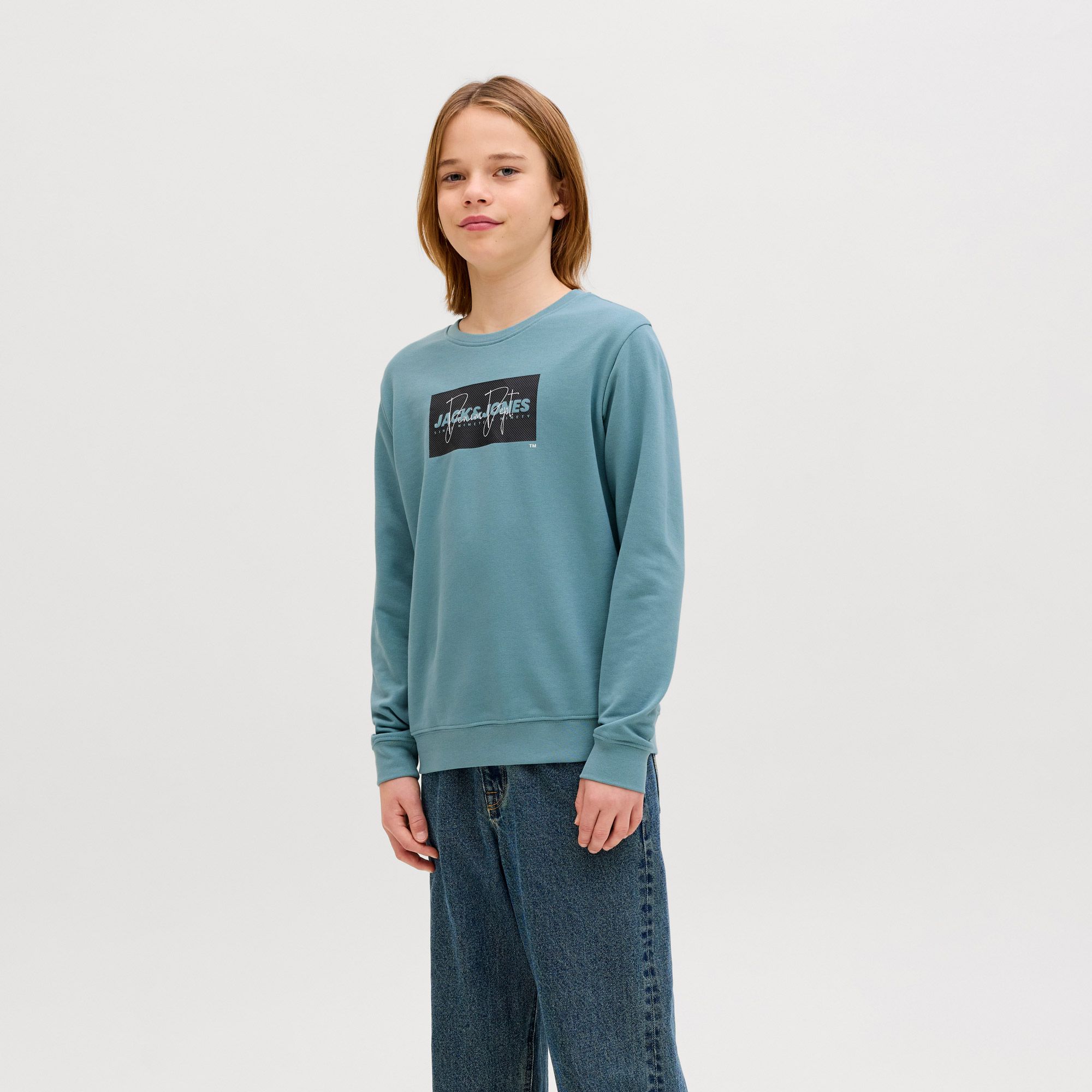 Jack & Jones Cole Print Crew Sweater Junior
