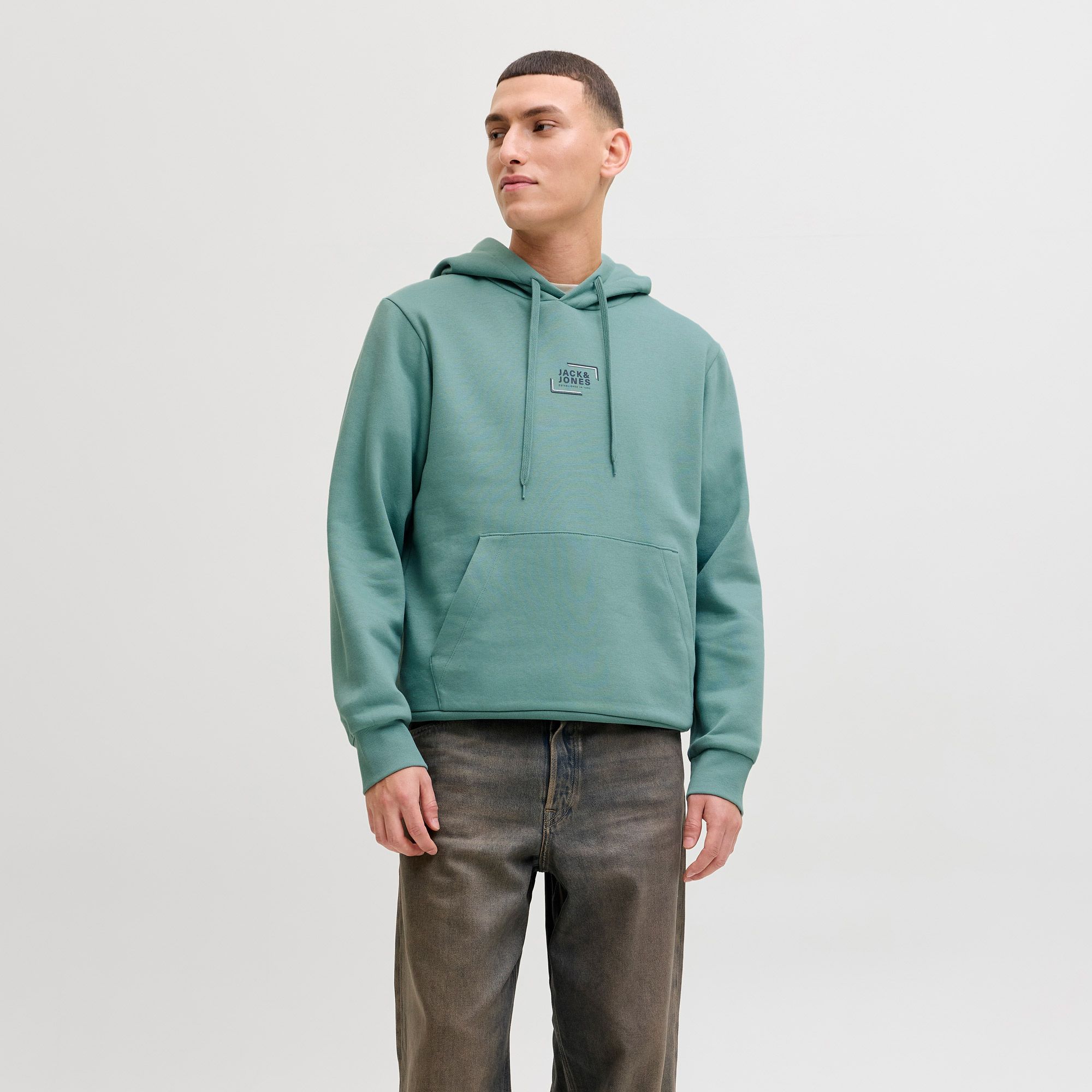 Jack & Jones Corp Graphic Logo Hoodie Heren