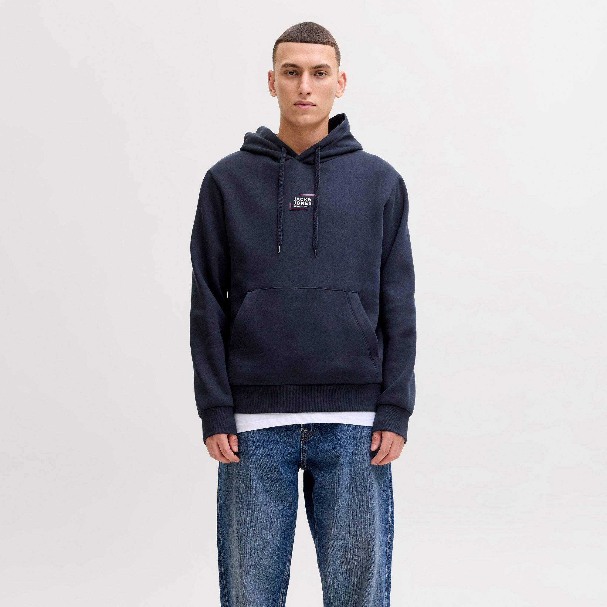 Jack & Jones Corp Graphic Logo Hoodie Heren