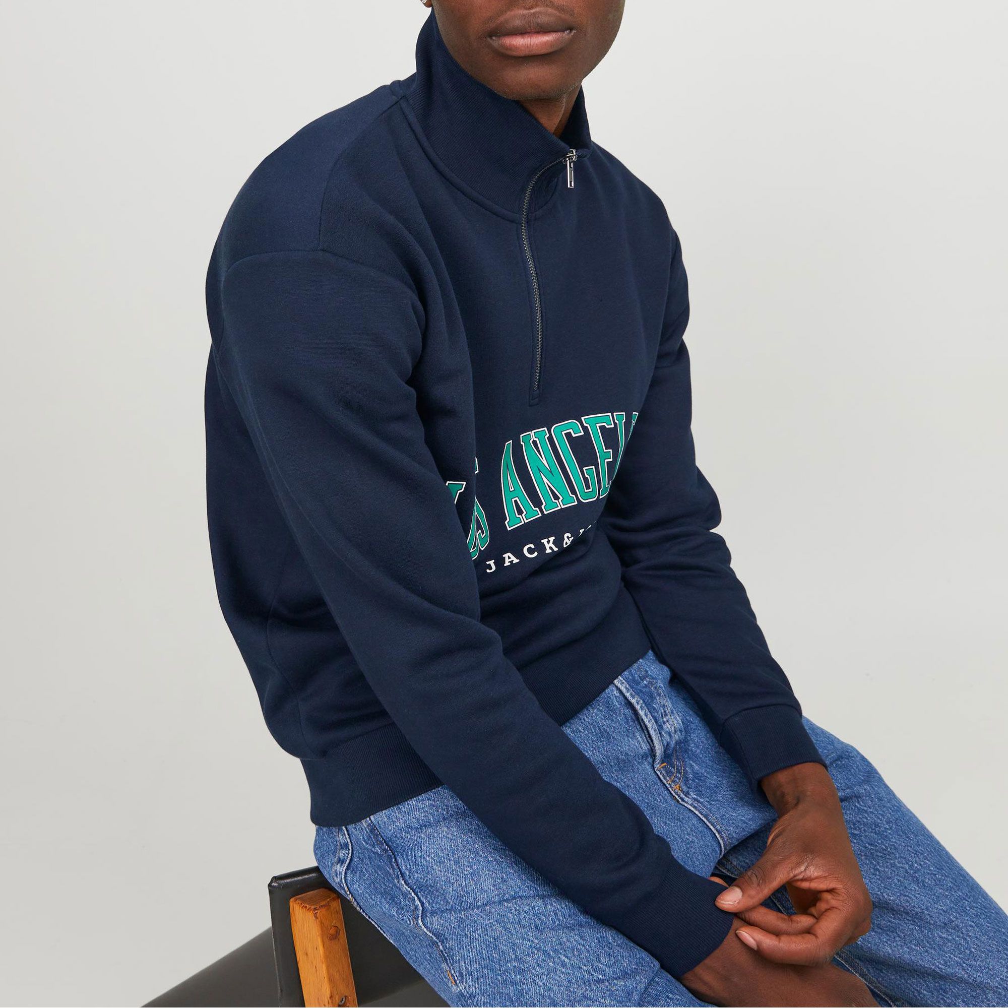 Jack & Jones Bradley Cedric Half Zip Sweater Men
