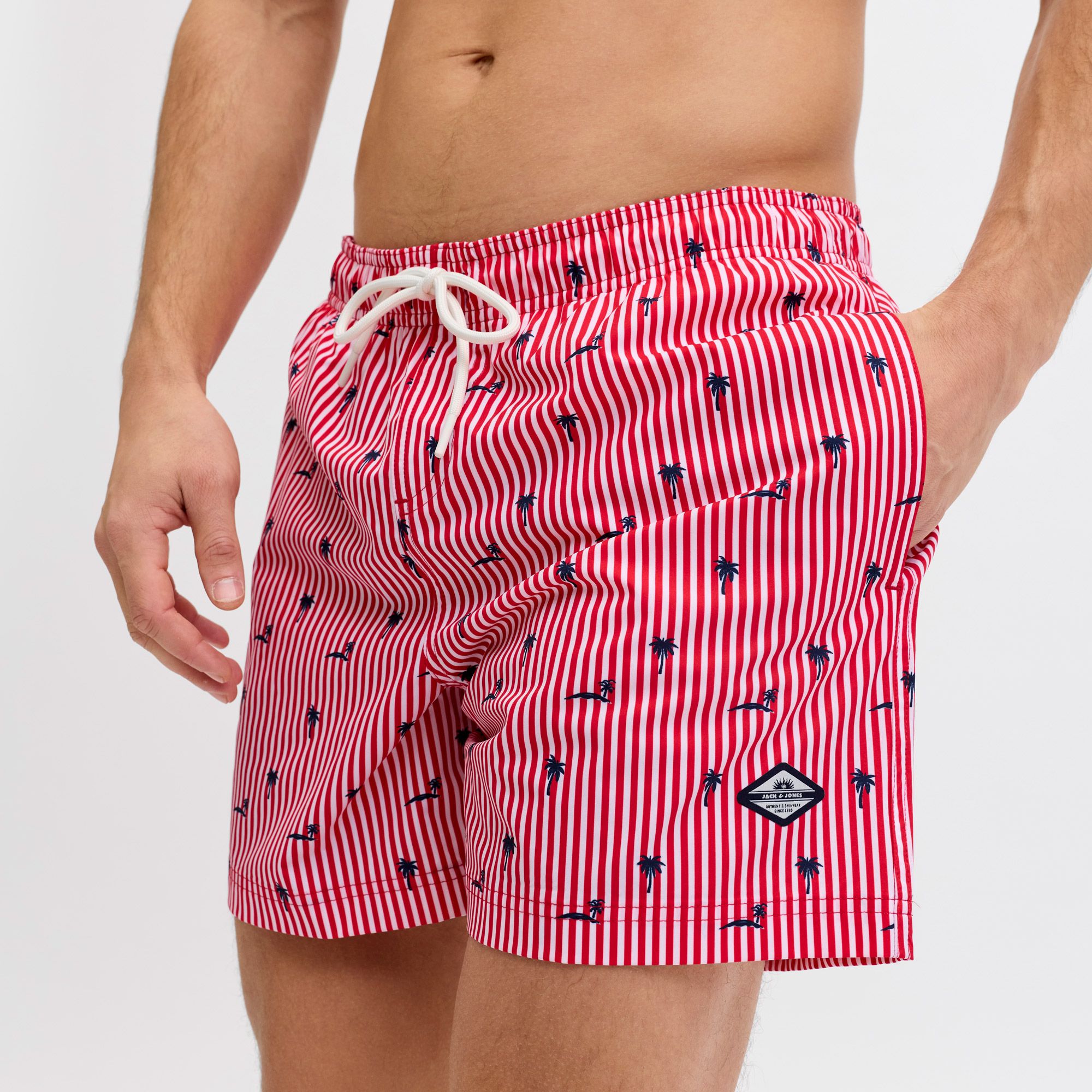 Jack & Jones Maui Breeze Mini Stripe Zwemshort Heren