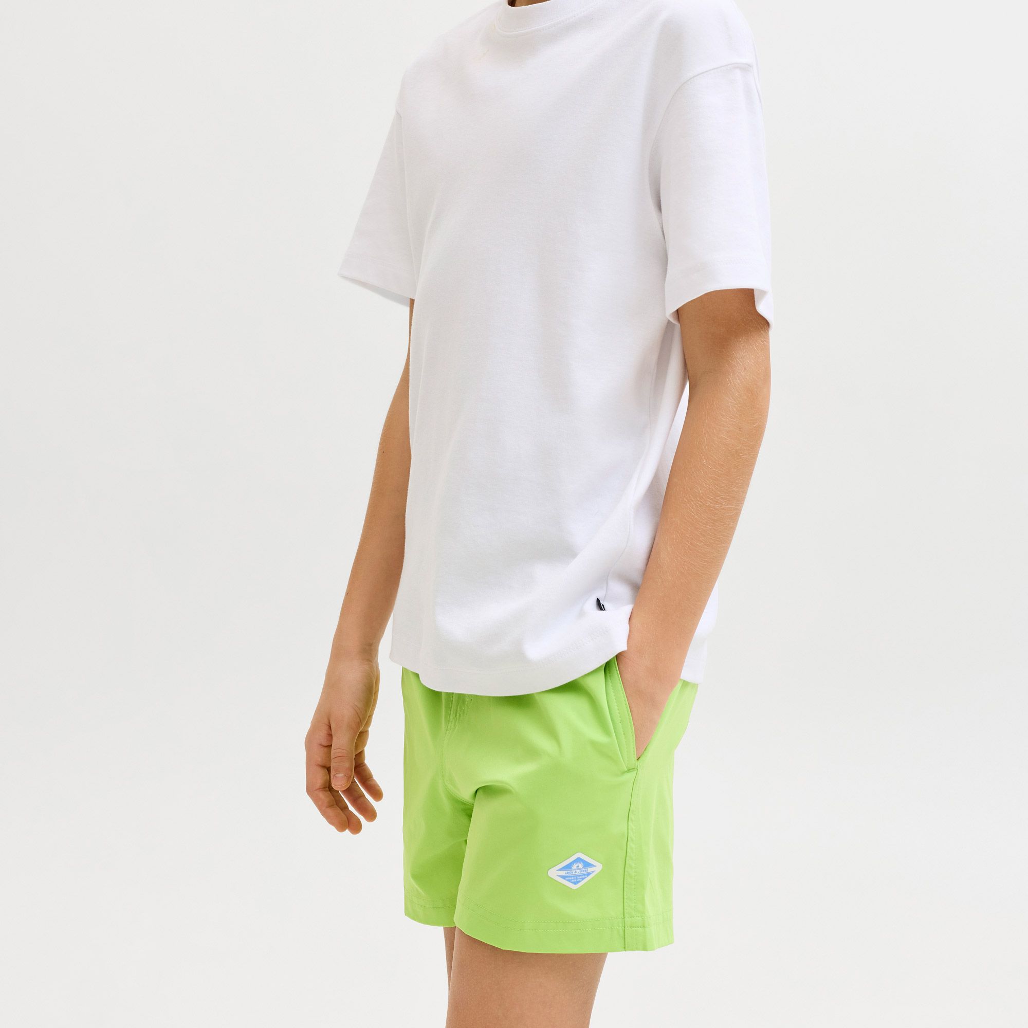 Jack & Jones Maui Tropic Solid Zwemshort Jongens