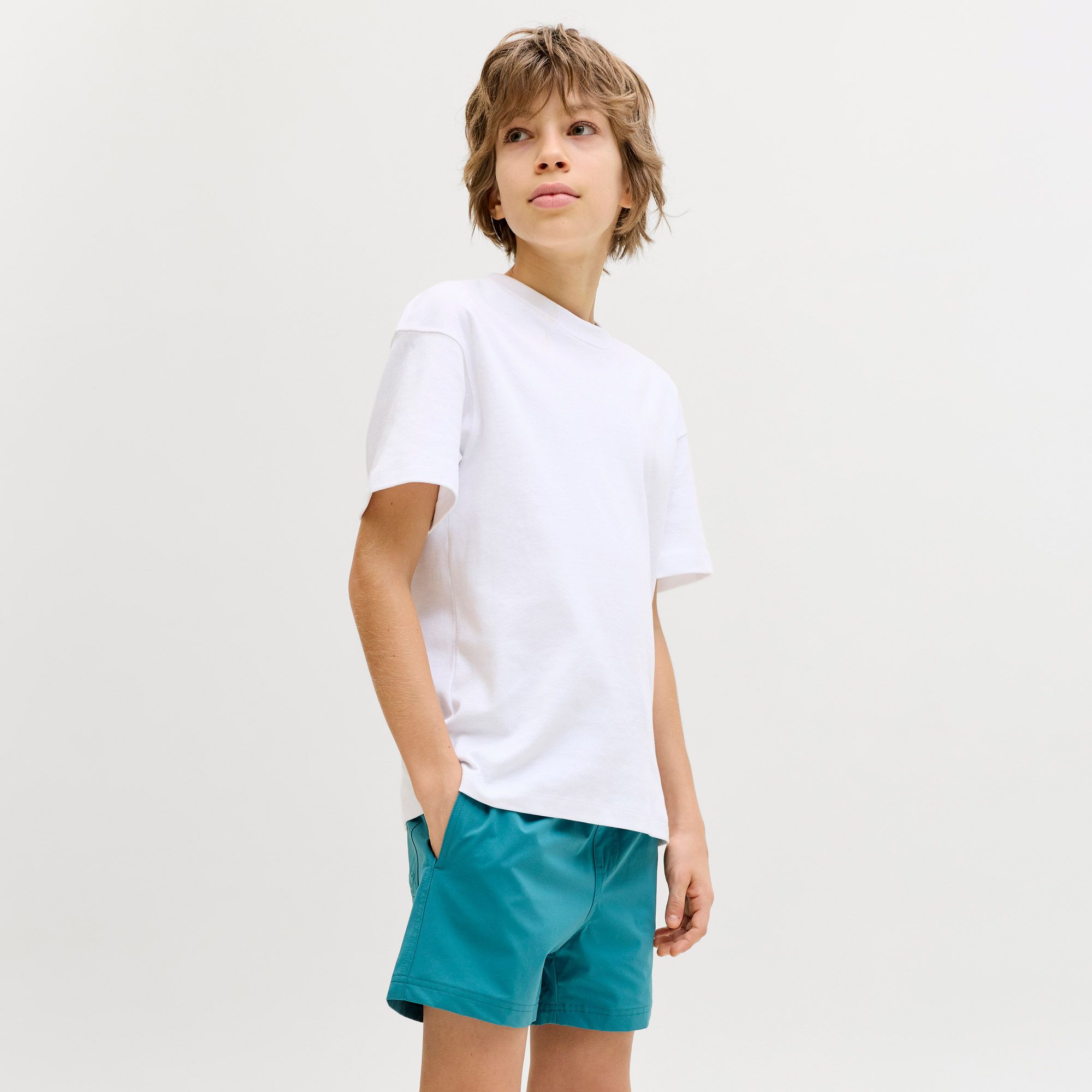 Jack & Jones Maui Tropic Solid Zwemshort Jongens