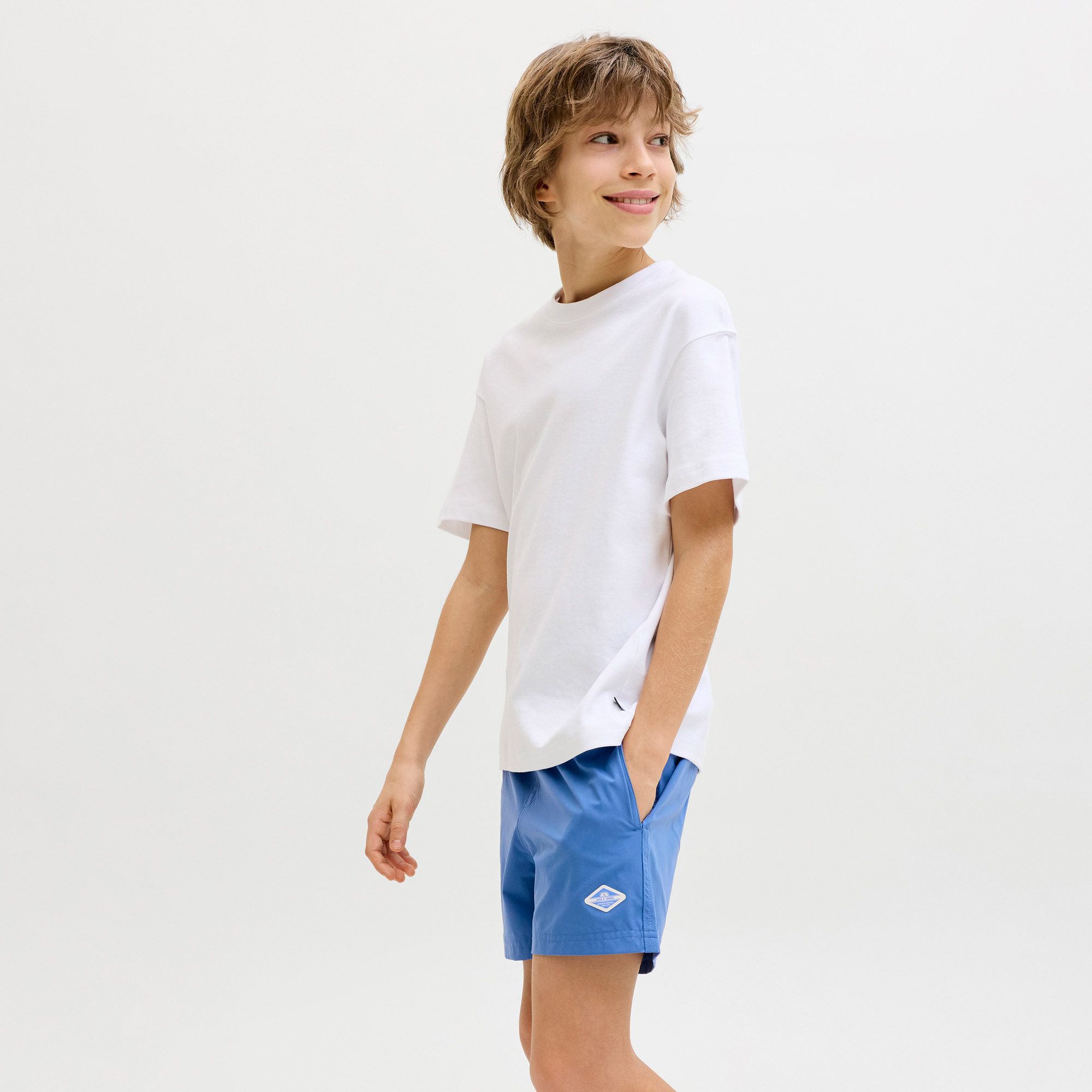 Jack & Jones Maui Tropic Solid Zwemshort Jongens
