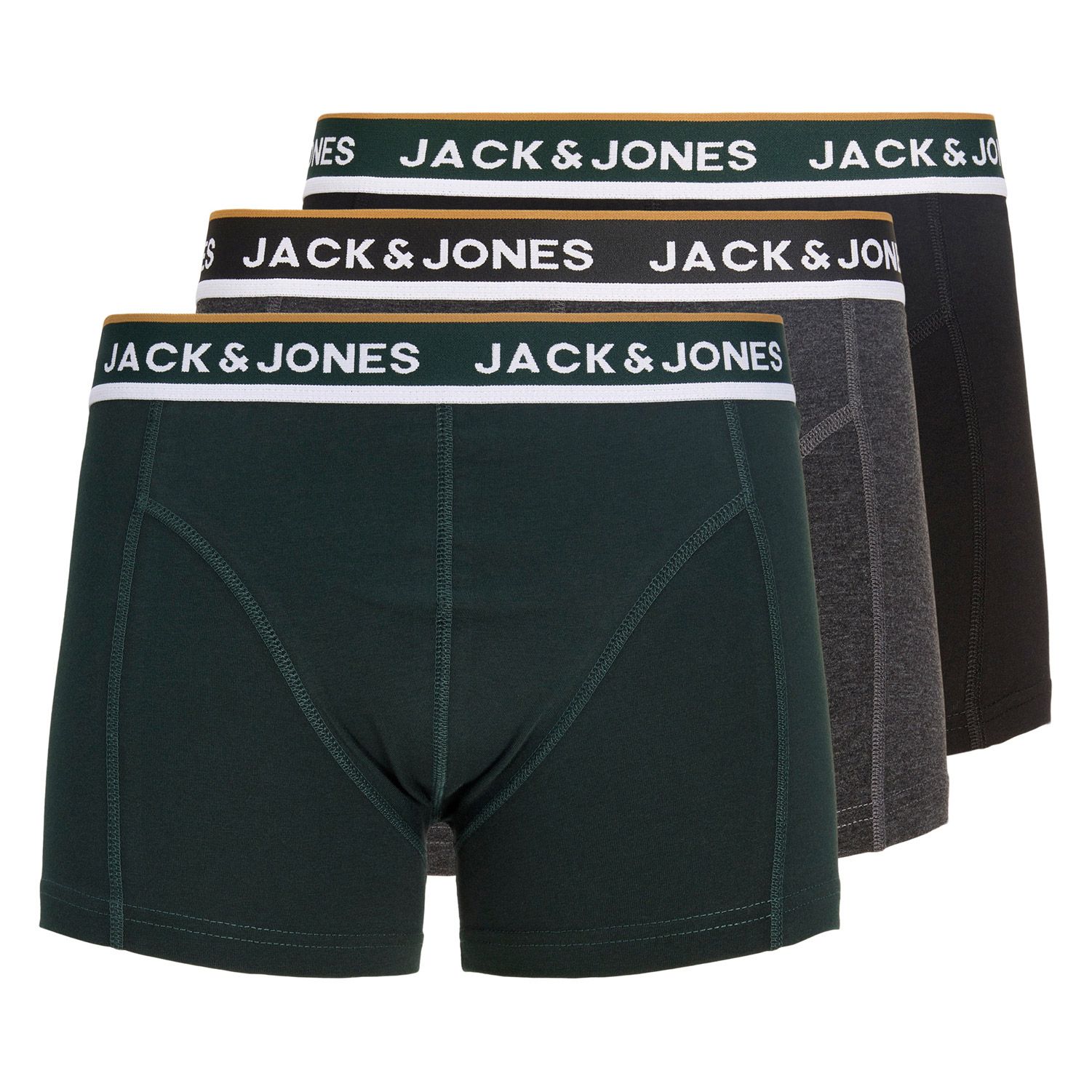 Jack & Jones Sway Solid Trunk Boxershorts Heren (3-pack)