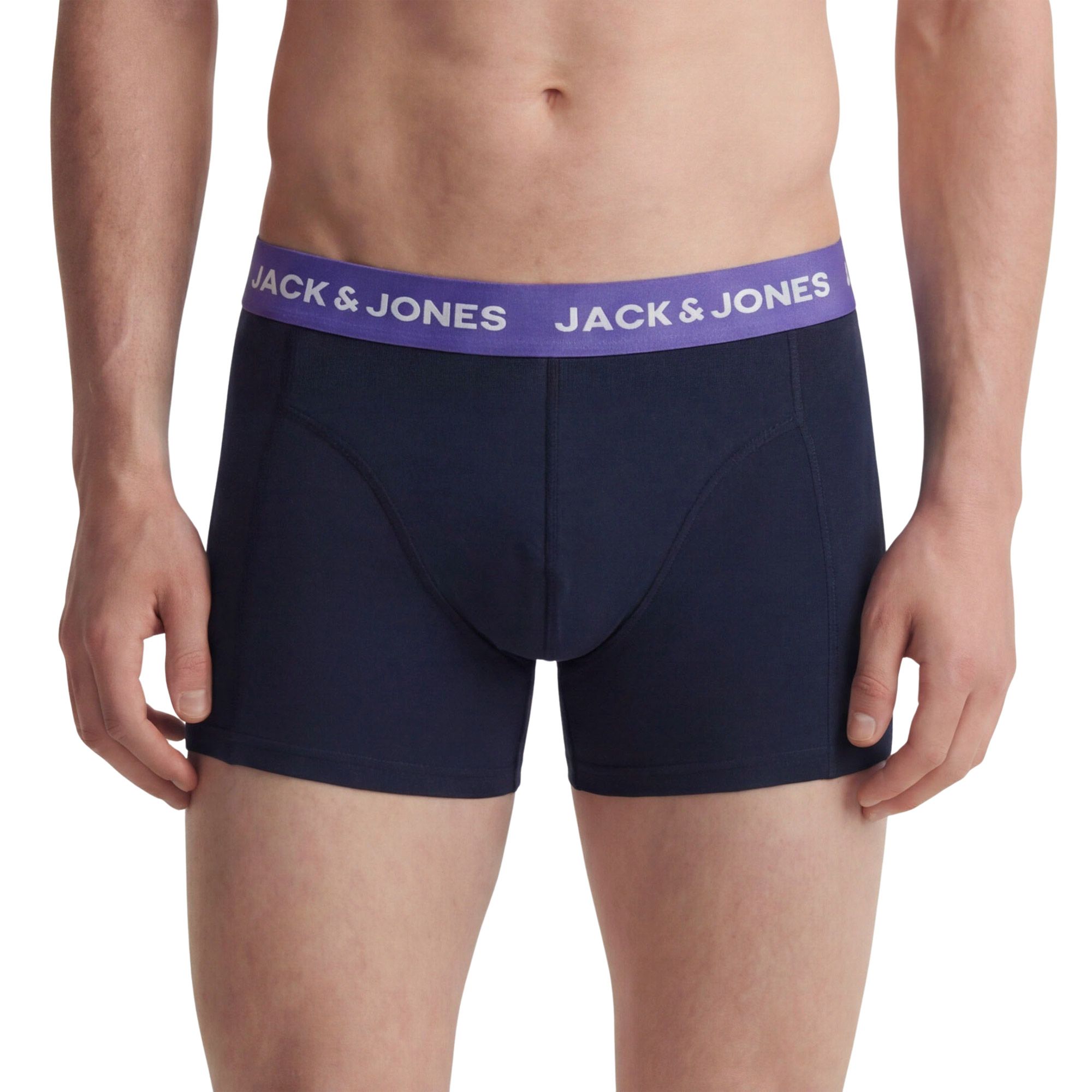 Boxershorts Jack & Jones Solid Trunk Hommes (12-pack)
