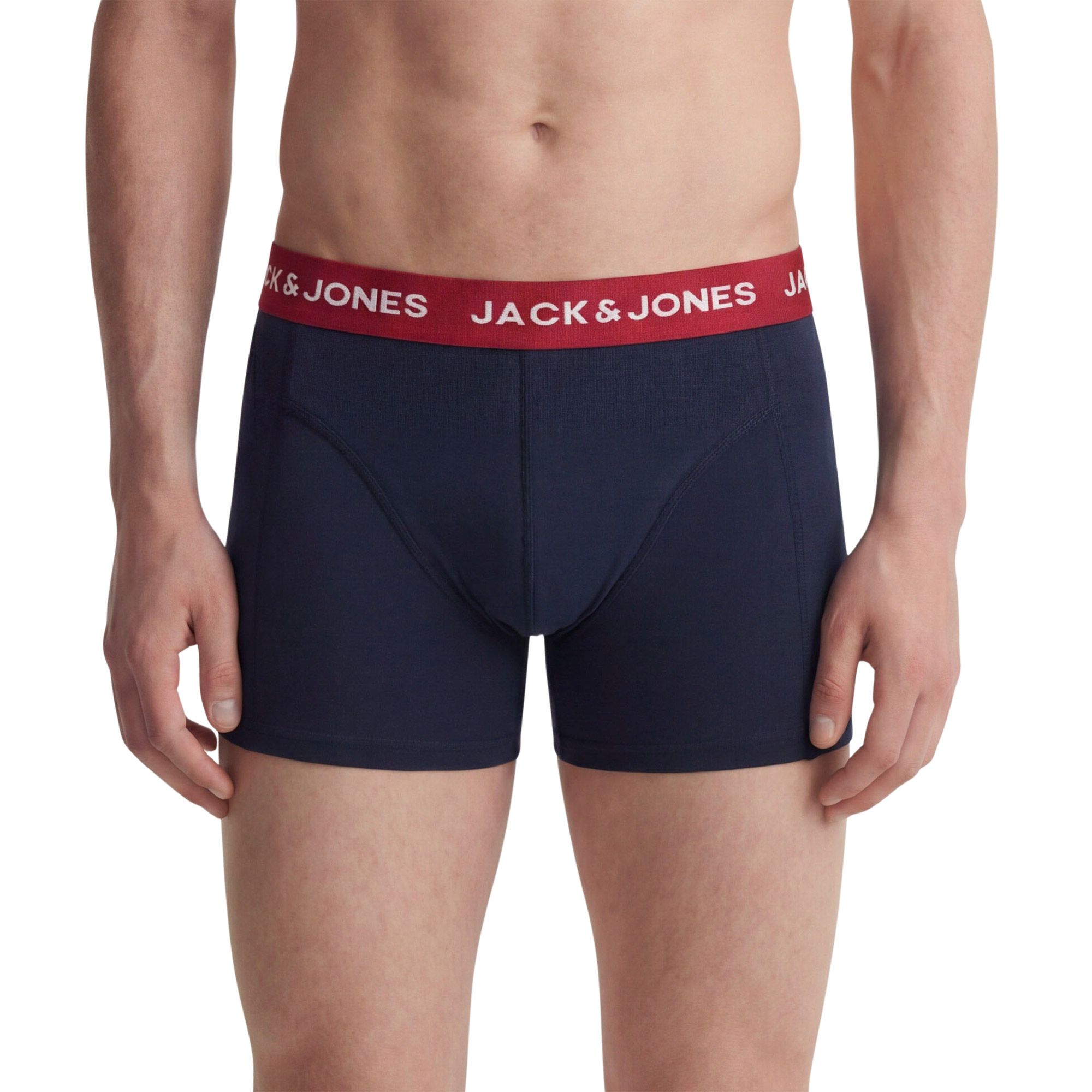 Boxershorts Jack & Jones Solid Trunk Hommes (12-pack)