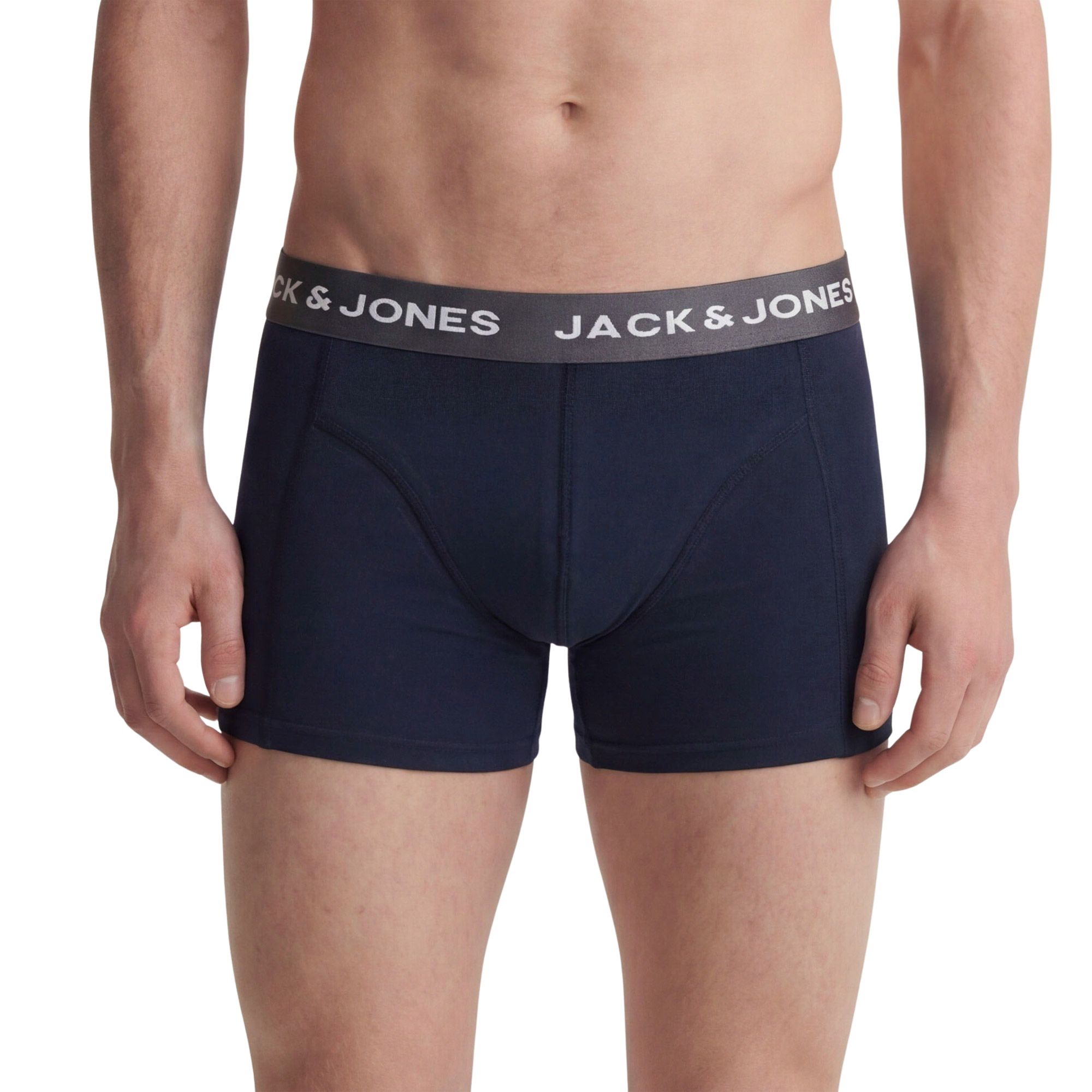 Boxershorts Jack & Jones Solid Trunk Hommes (12-pack)