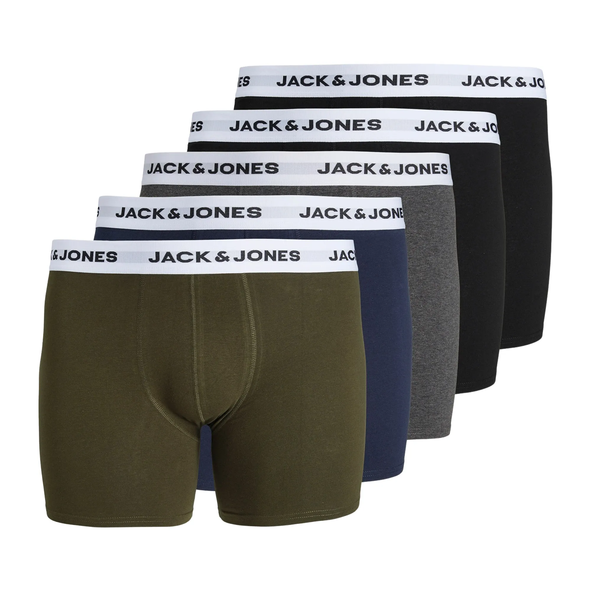 Jack & Jones Basic Trunks Boxershorts Herren (5-pack)