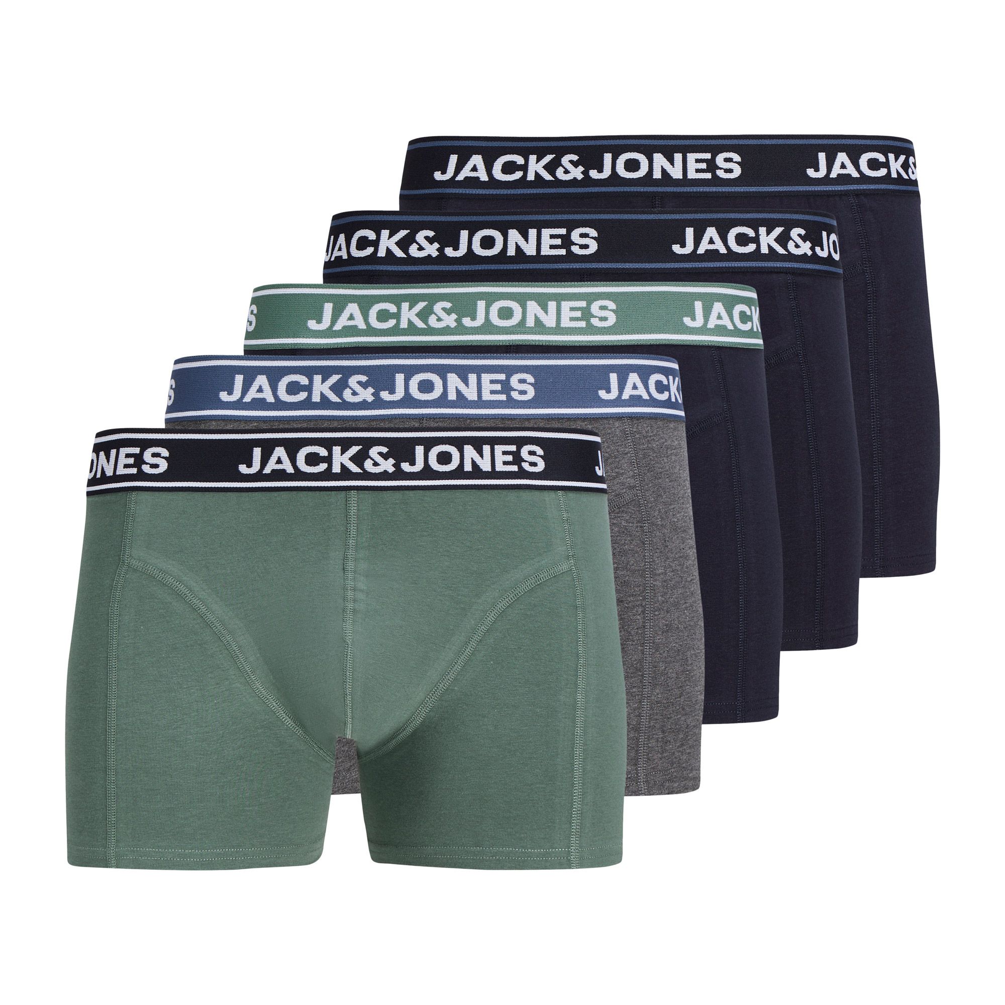 Jack &amp; Jones Rocky Trunk Boxershorts Heren (5-pack)