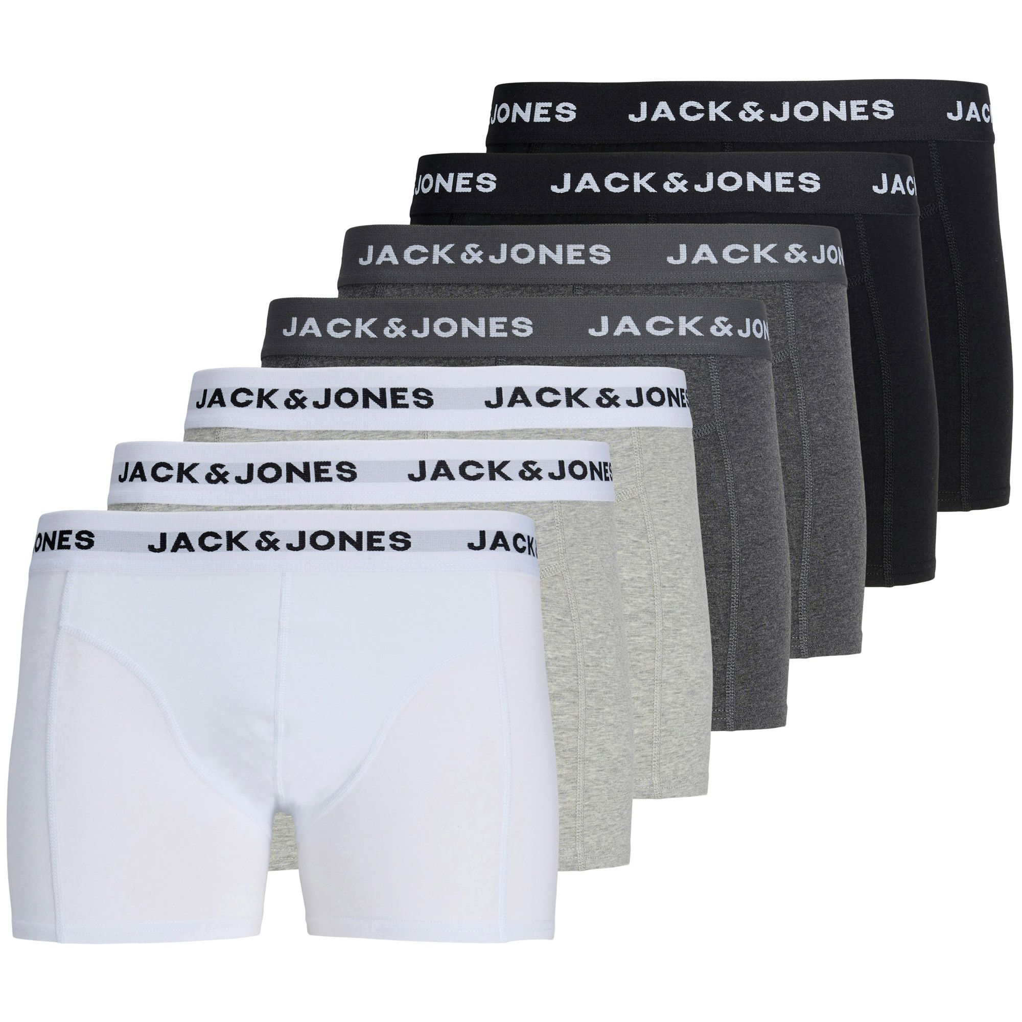 Jack & Jones Solid Trunk Boxershorts Heren (7-pack) 