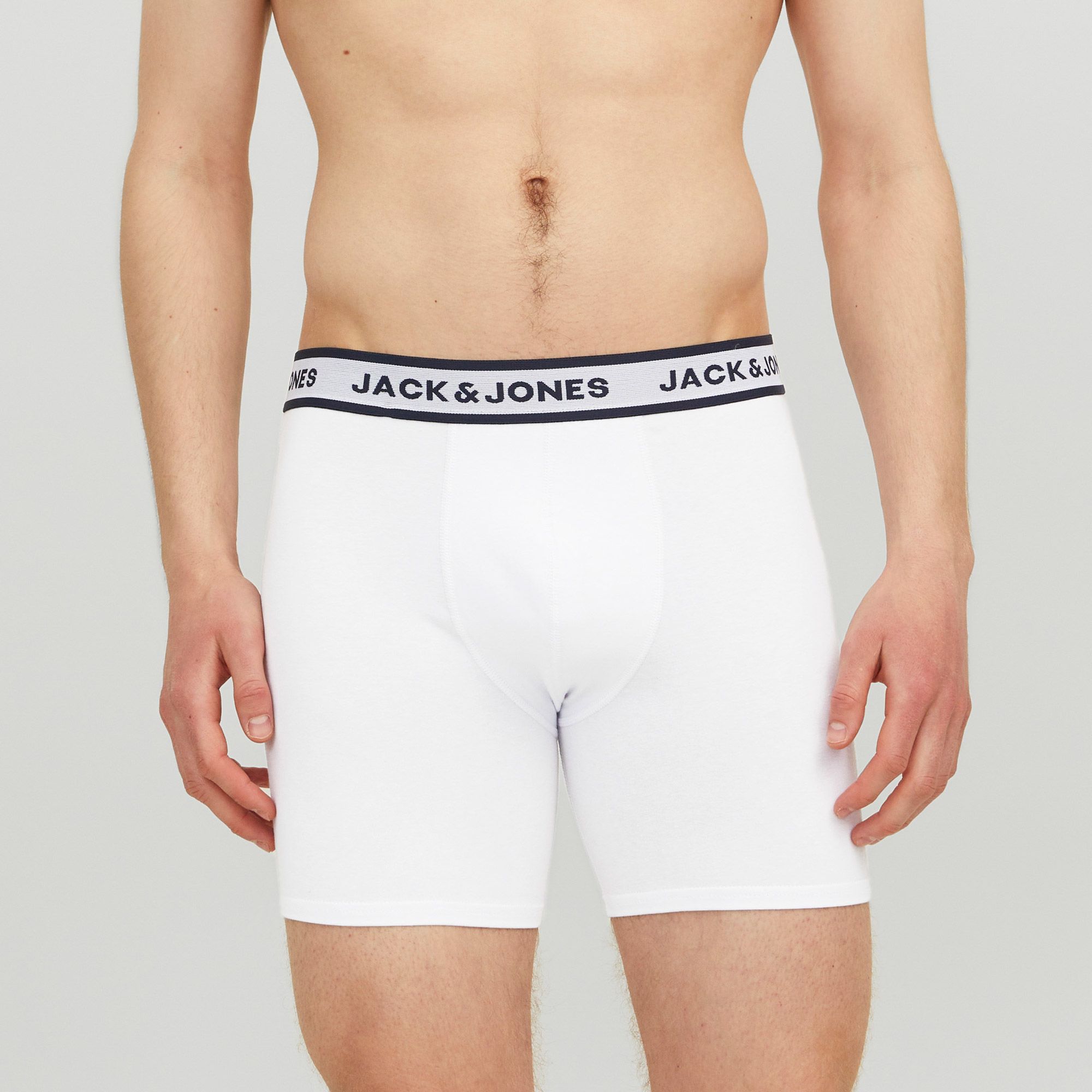 Jack & Jones Solid Boxershorts Heren Plussize (3-pack)
