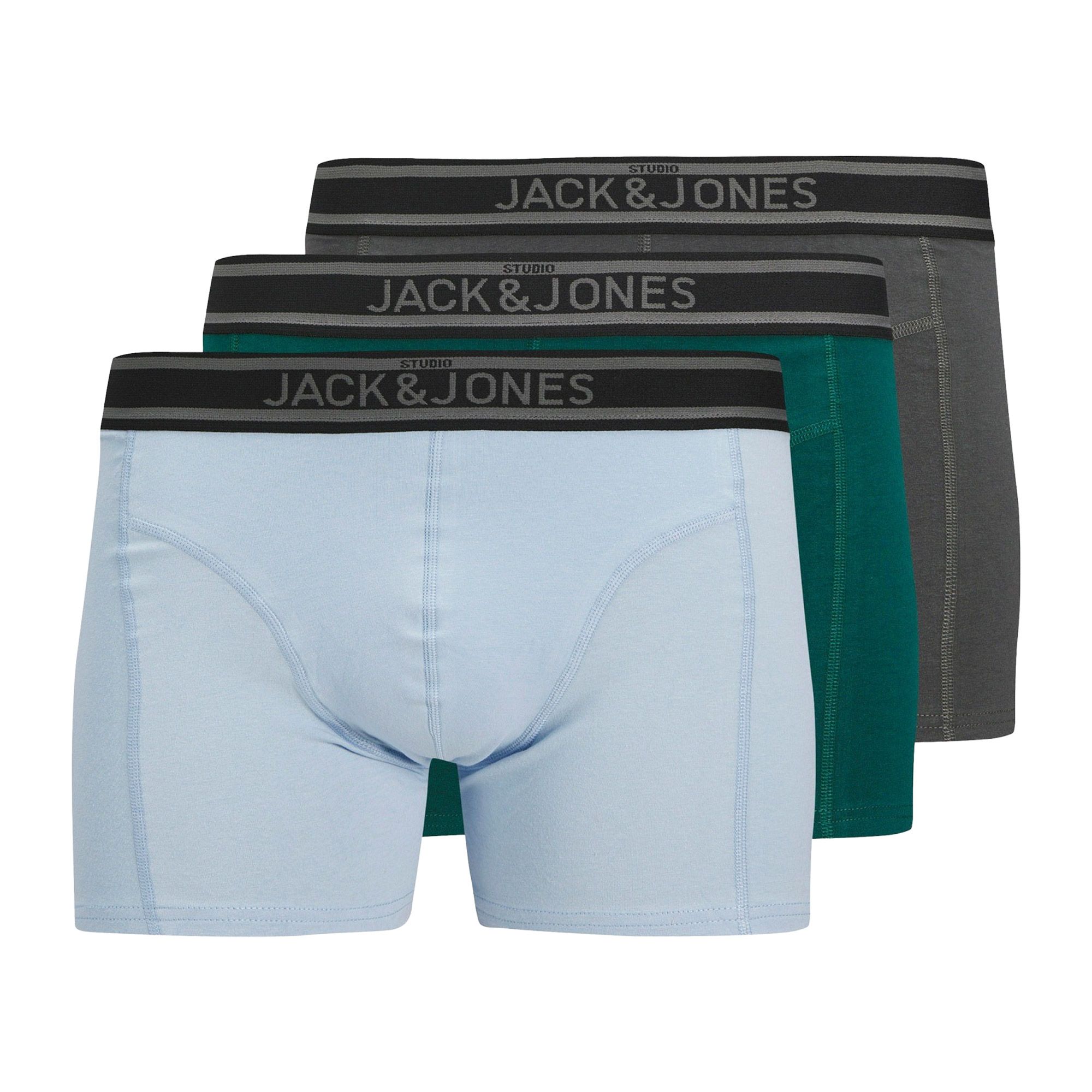 Jack & Jones Aiden Solid Trunk Boxershorts Heren (3-pack)