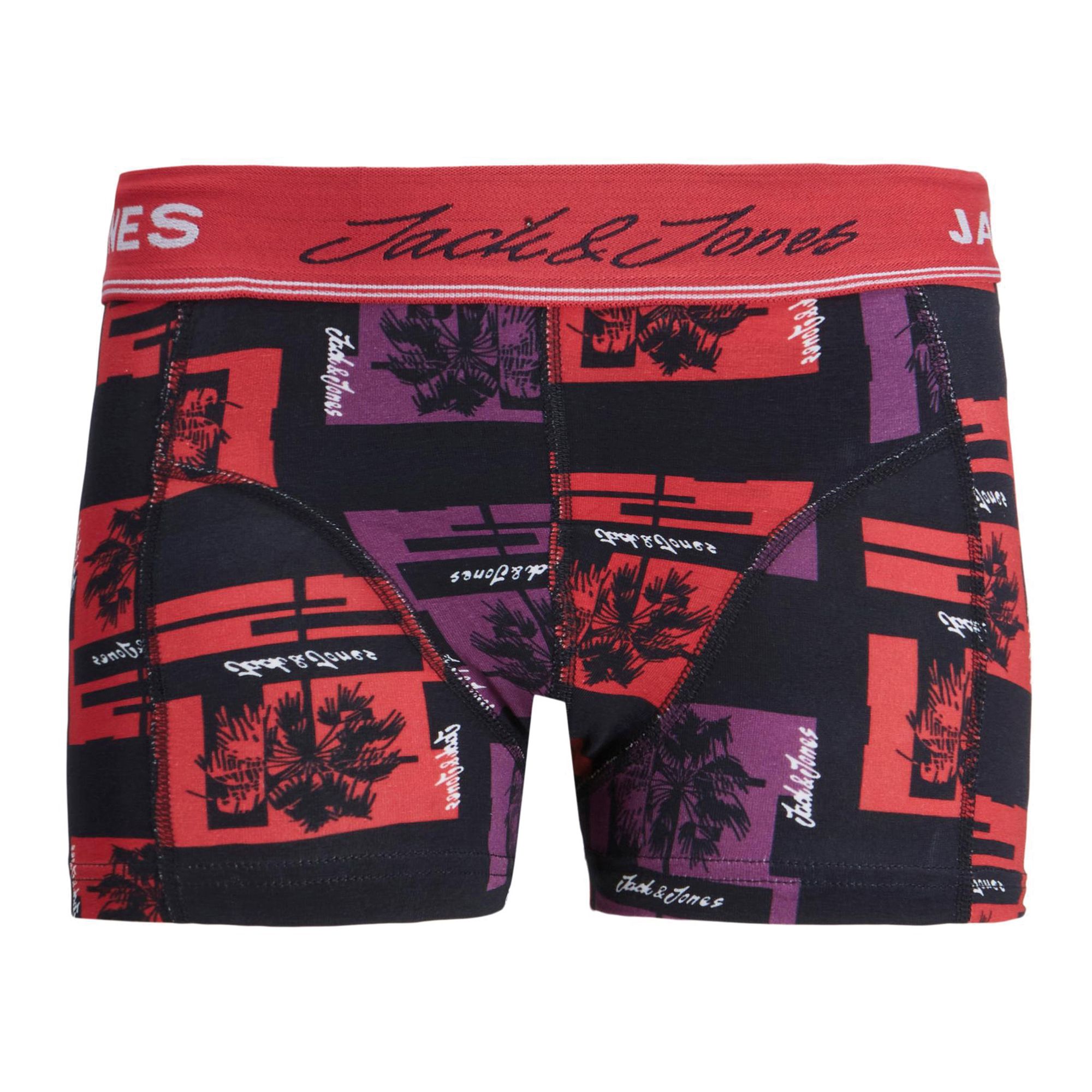 Jack & Jones Leaves Logo Trunks Boxershorts Jongens (3-pack)