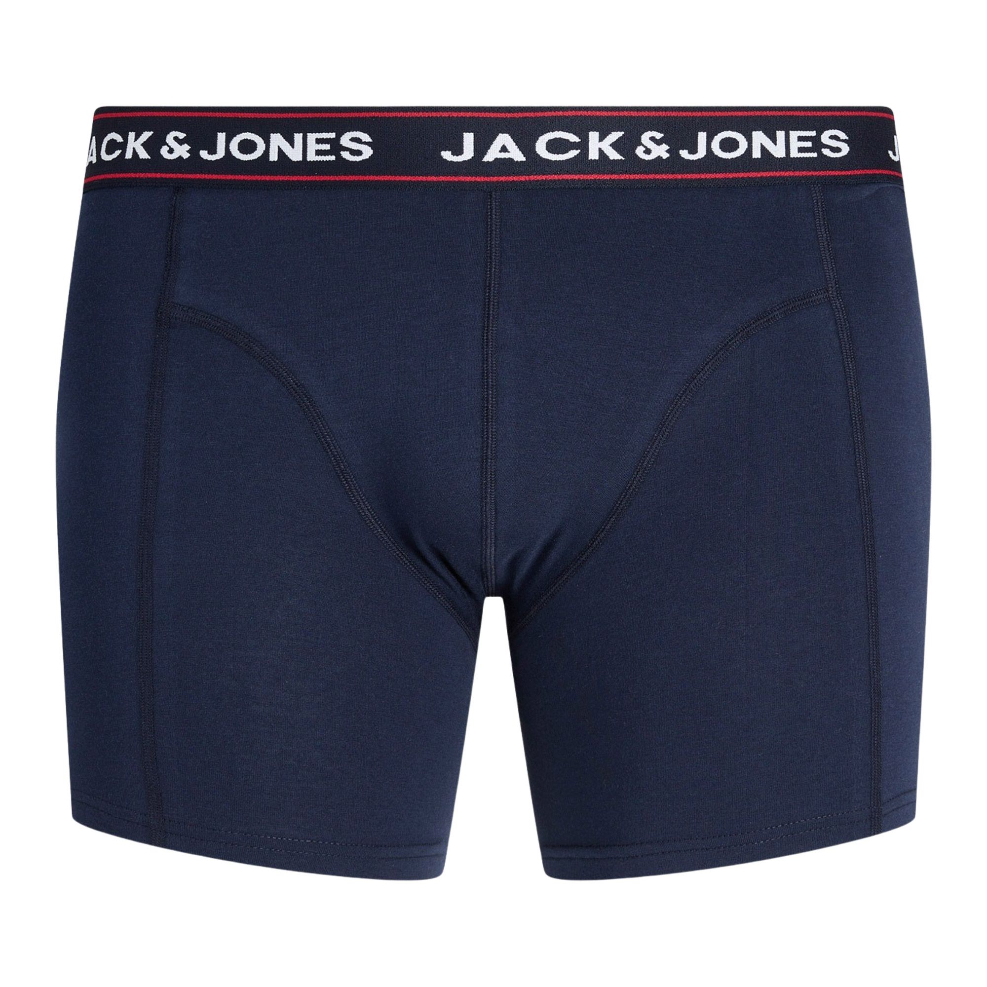 Boxershorts Jack & Jones Max Solid Trunk Hommes (lot de 5) (plussize)