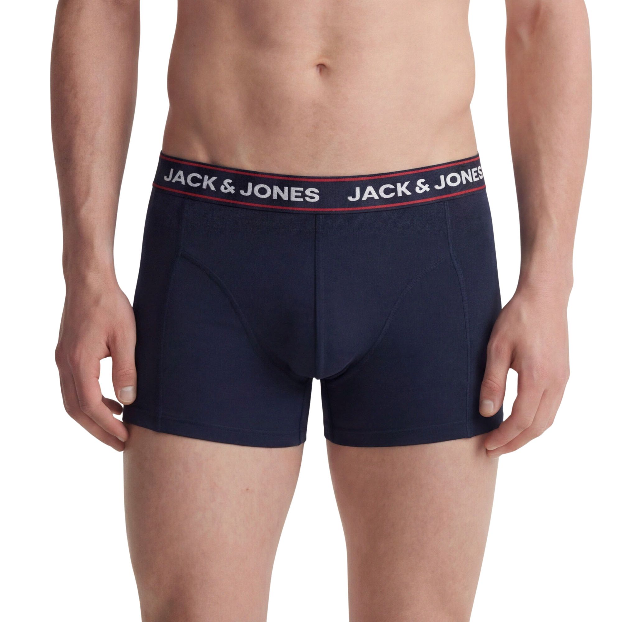 Boxershorts Jack & Jones Max Solid Trunk Hommes (lot de 5) (plussize)