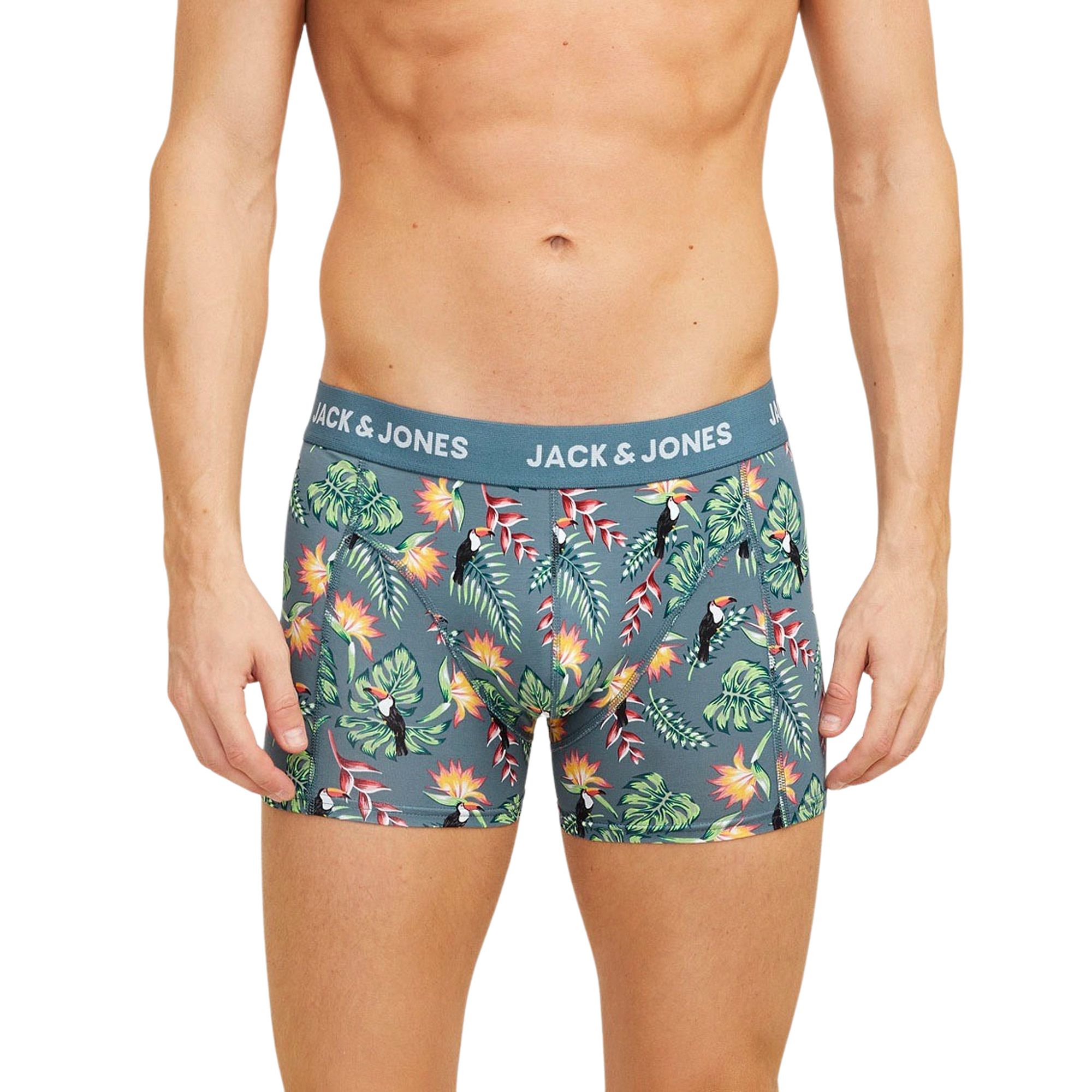Jack & Jones Flower Bird Trunk Boxershorts Heren (3-pack) 