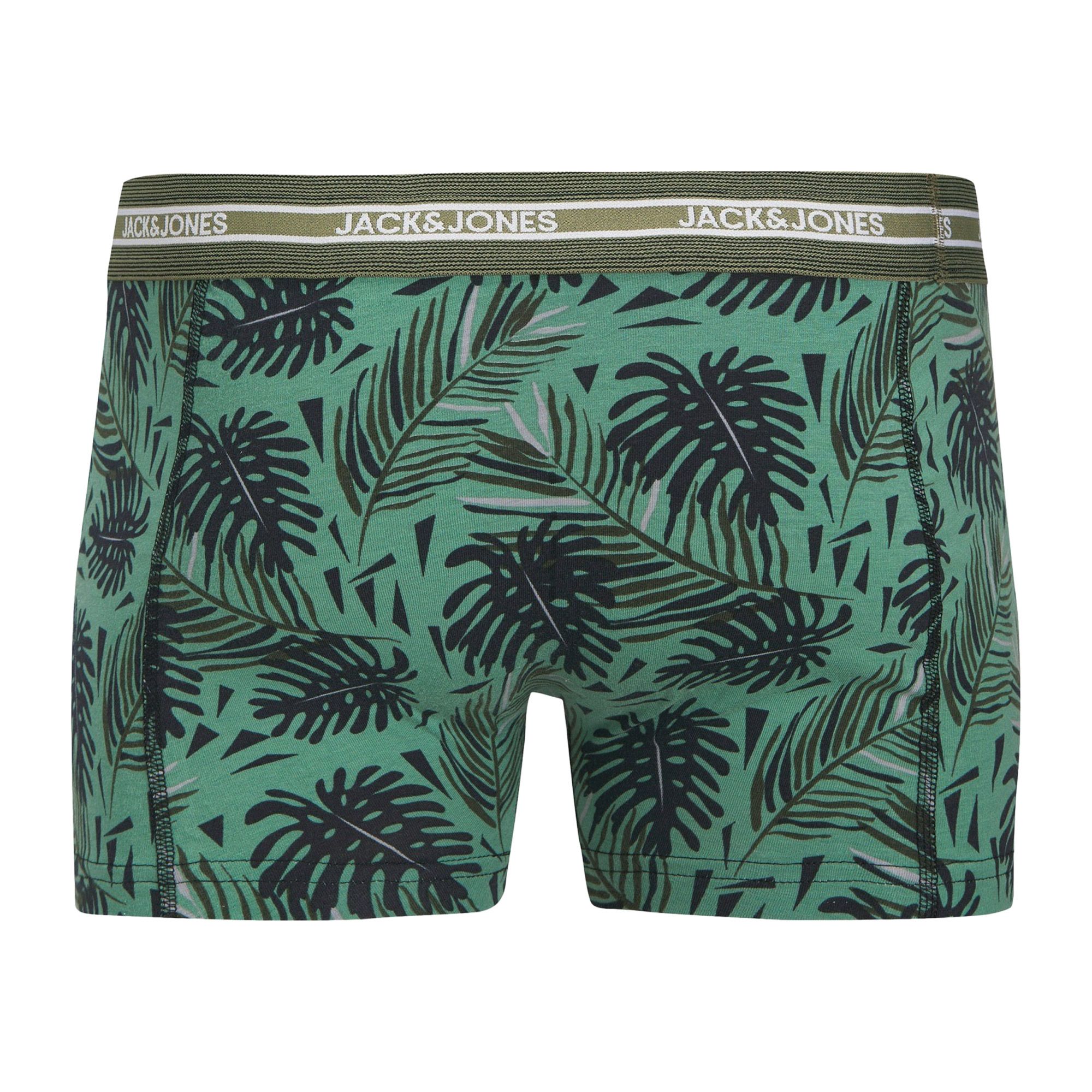 Caleçon Jack & Jones Ezra Leaves Trunk Enfants (lot de 3)