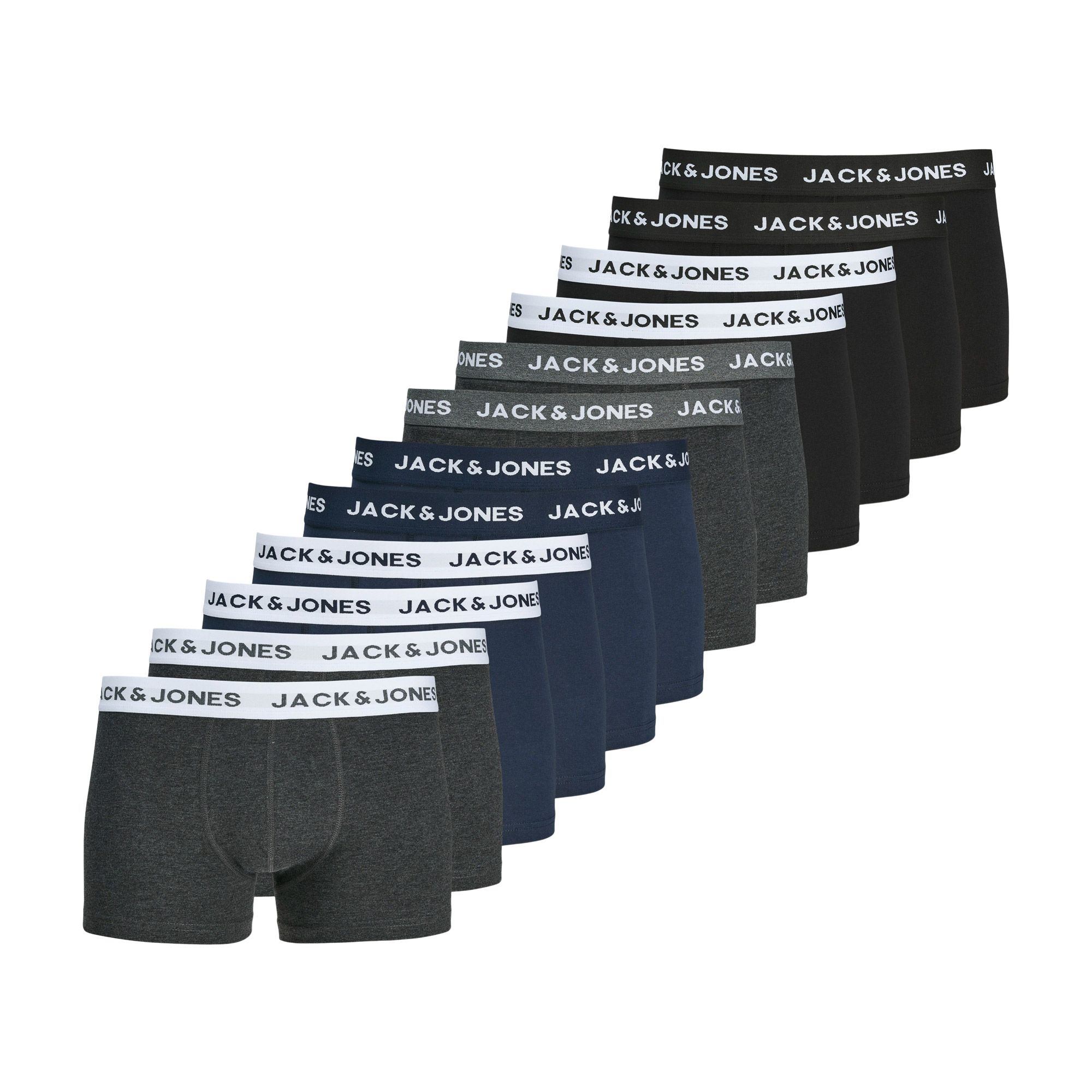 Jack & Jones Solid Trunks Heren (12-pack)