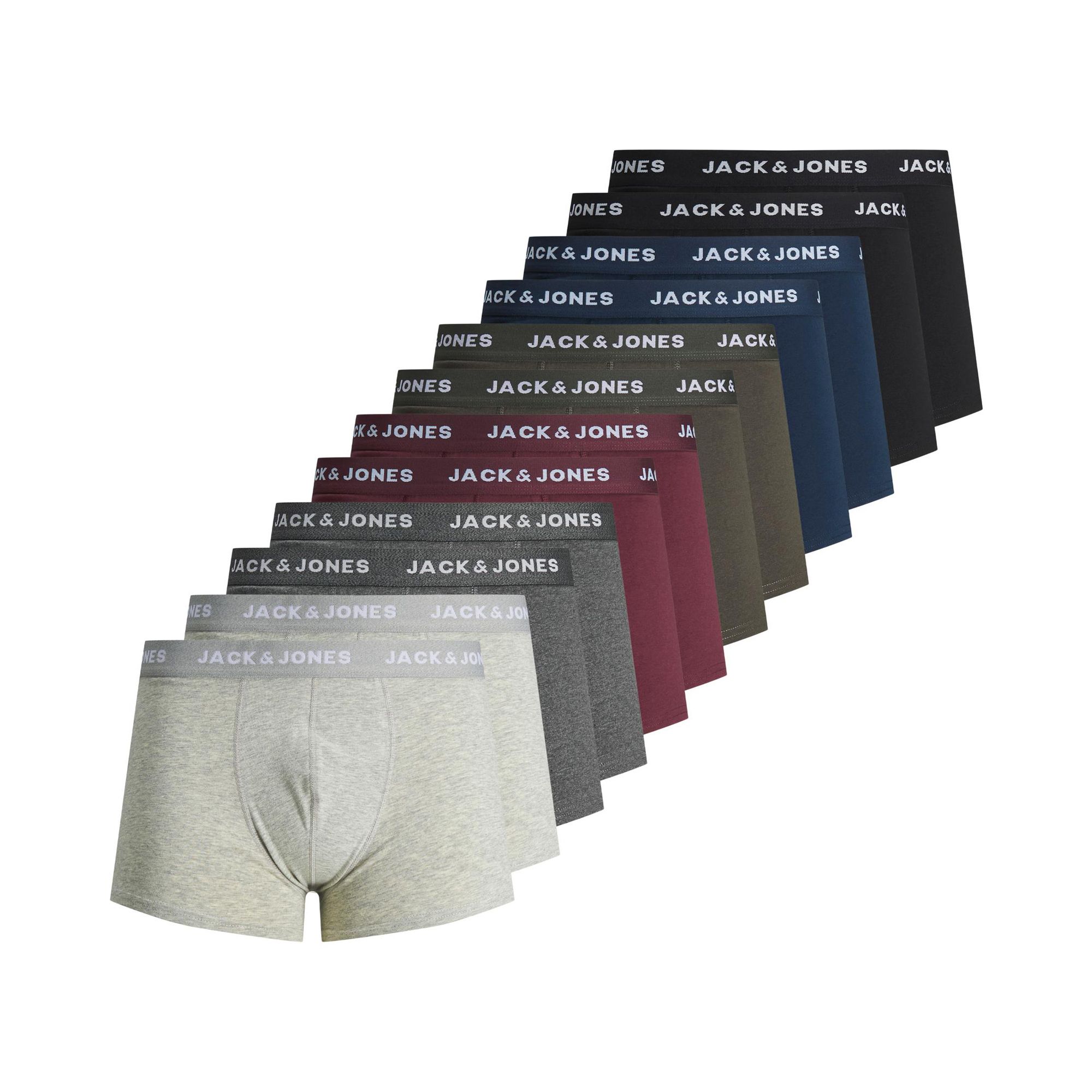 Jack & Jones Solid Trunks Heren (12-pack)