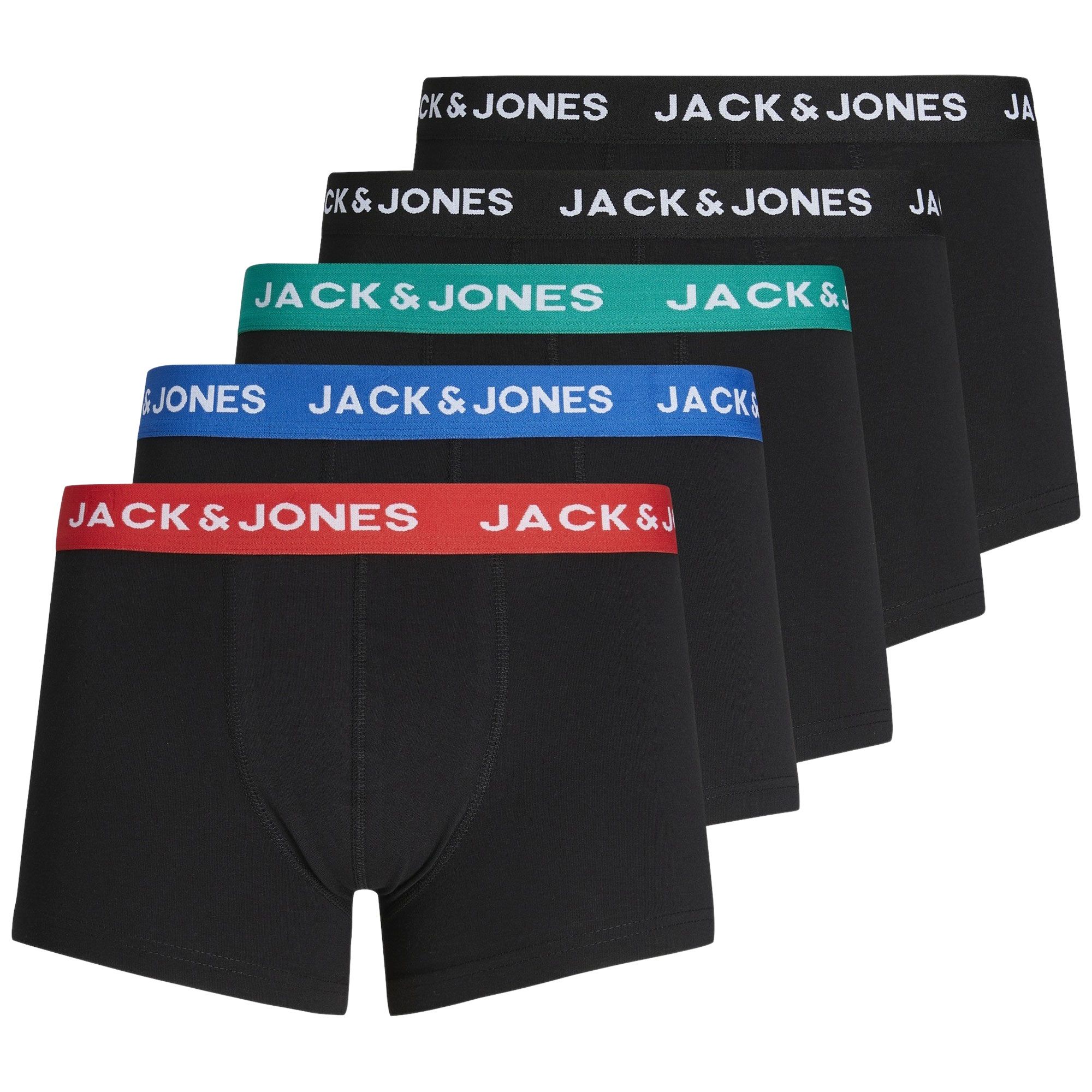 Jack & Jones Huey Trunks Boxershorts Heren (5-pack)