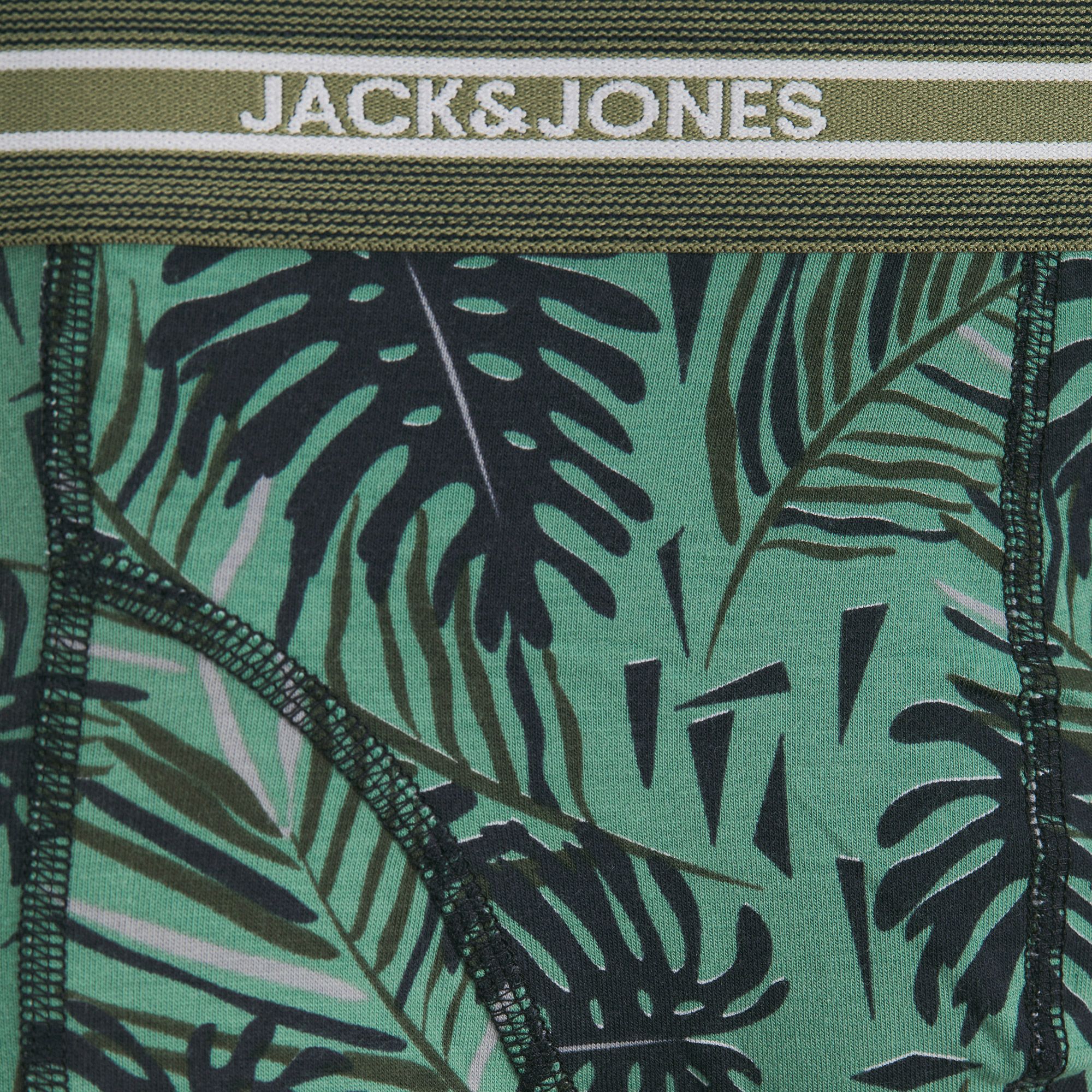 Jack & Jones Ezra Leaves Trunk Boxershorts Heren Plussize (3-pack)