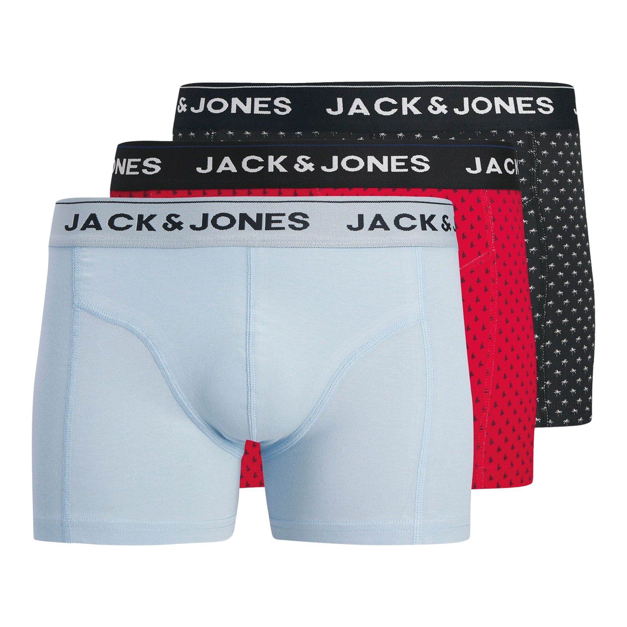 Jack &amp; Jones Palm Tree Trunks Boxershorts Heren (3-pack)