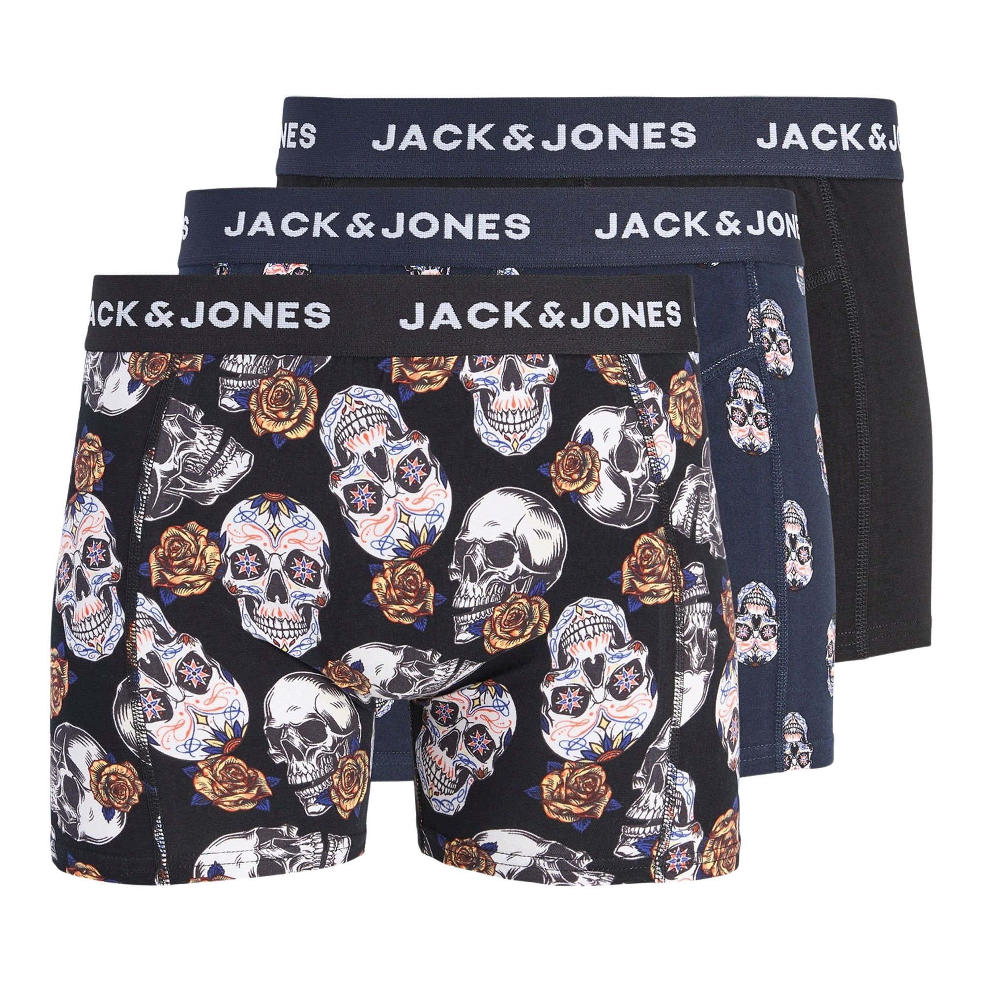 Boxershorts Jack &amp; Jones Skull Garçons (3-pack)