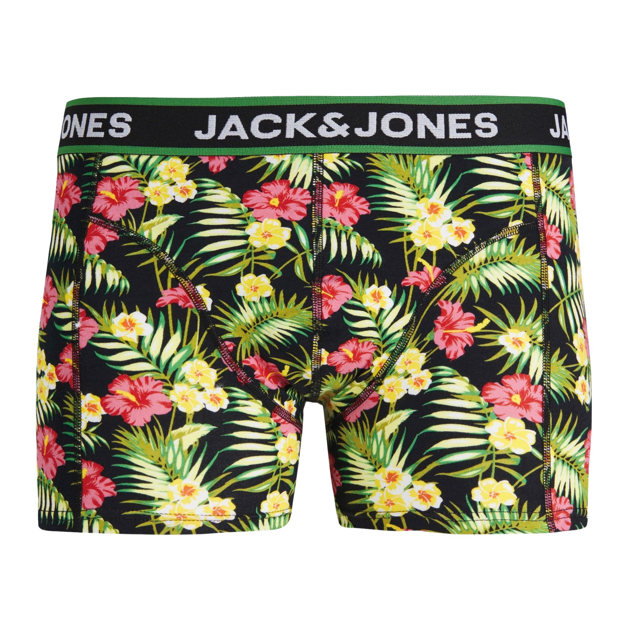 Caleçon Jack & Jones Pink Flowers Trunk Hommes (lot de 3)