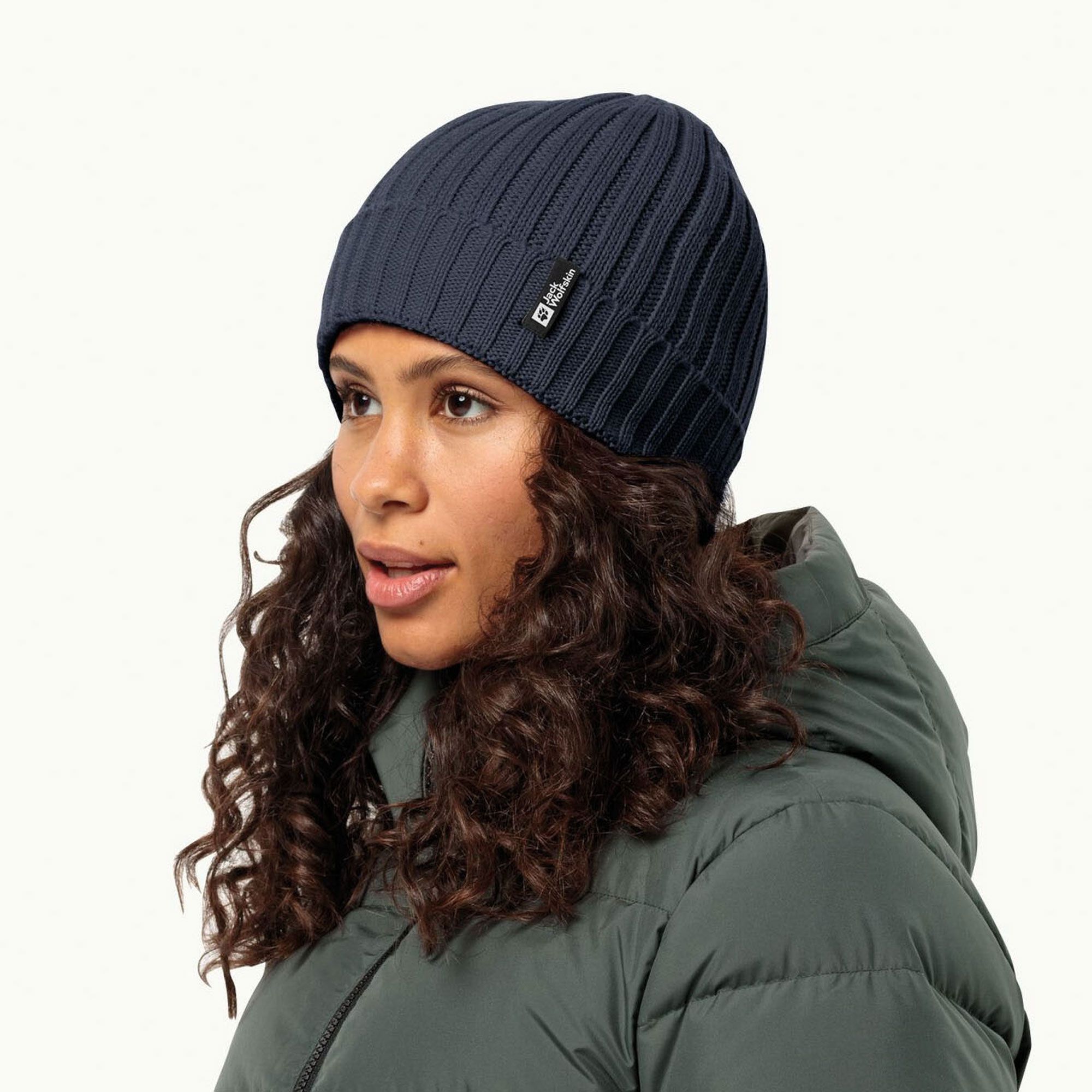 Jack Wolfskin Rib Knit Beanie Senior
