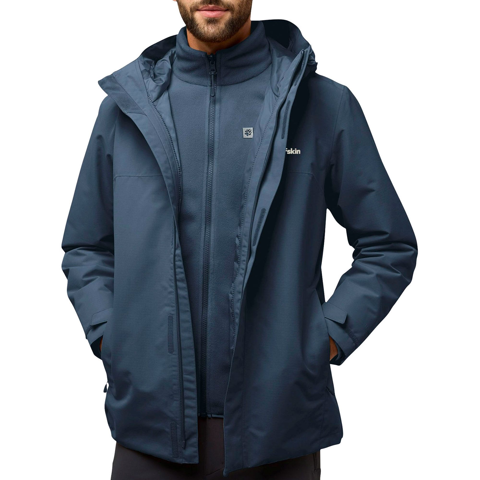 Jack Wolfskin Altenberg 3-in-1 Manteau d'hiver pour hommes