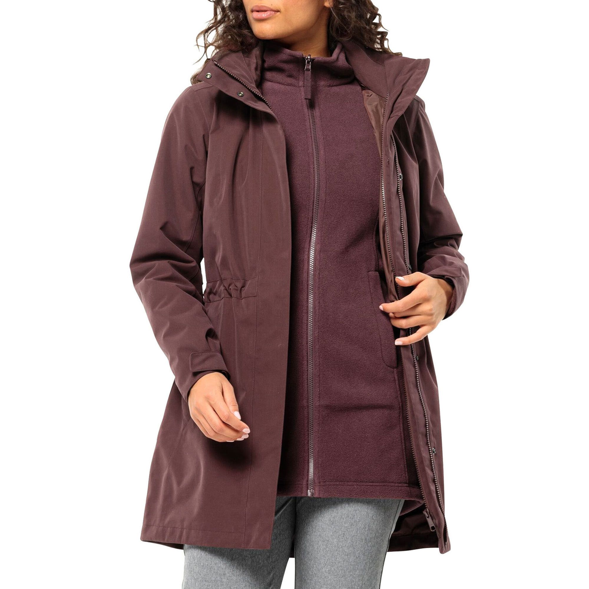 Jack Wolfskin Ottawa 3-in-1 Parka Winterjas Dames