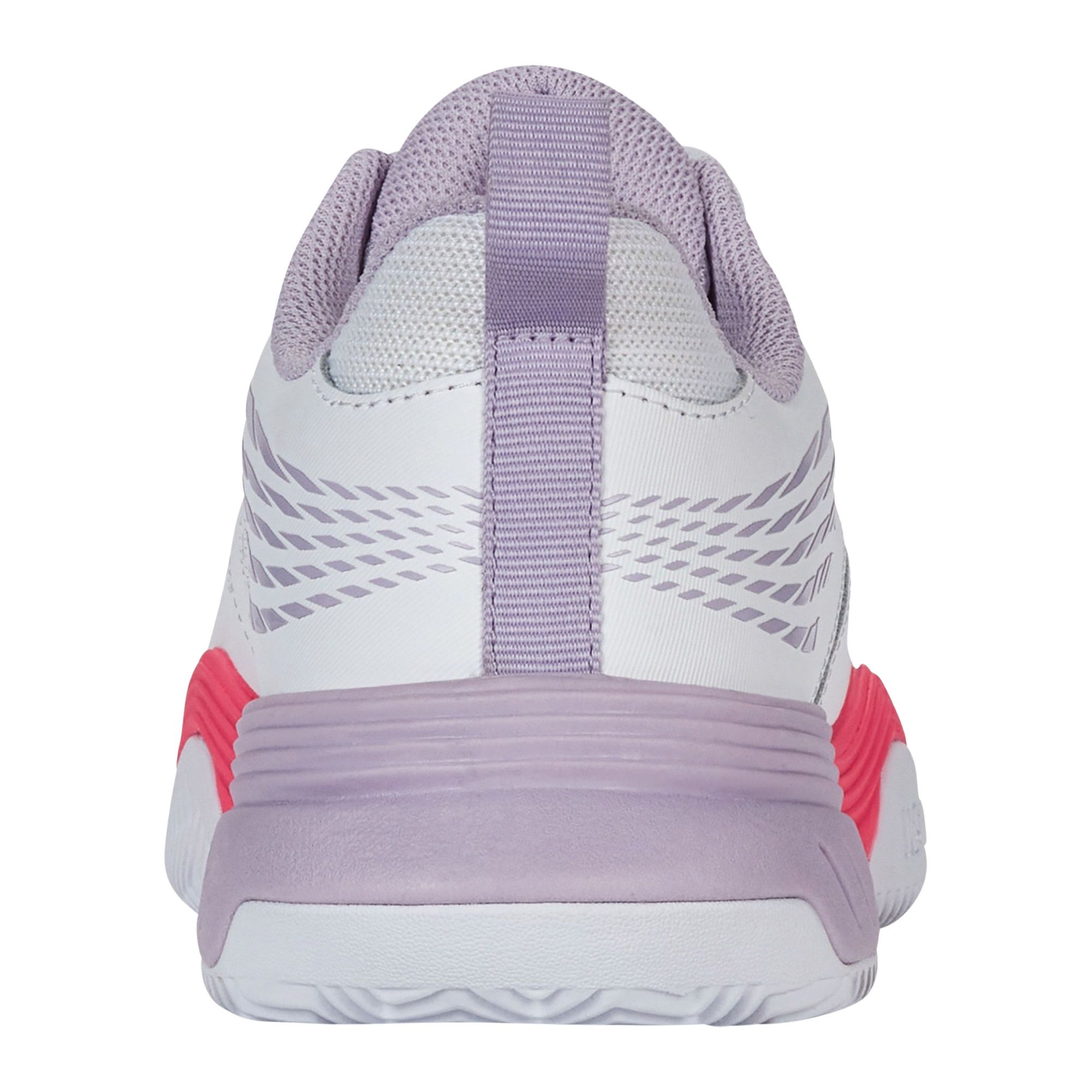 K-Swiss Performance Dames Ultrashot 3 HB tennisschoen, wit/grijs violet/ limoengroen, 38 EU, Wit Grijs Violet Lime Green, 38 EU