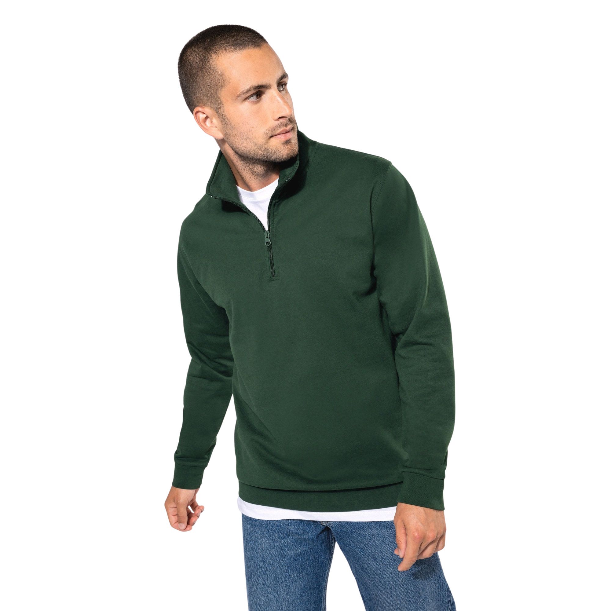 Kariban Zip Sweater Heren