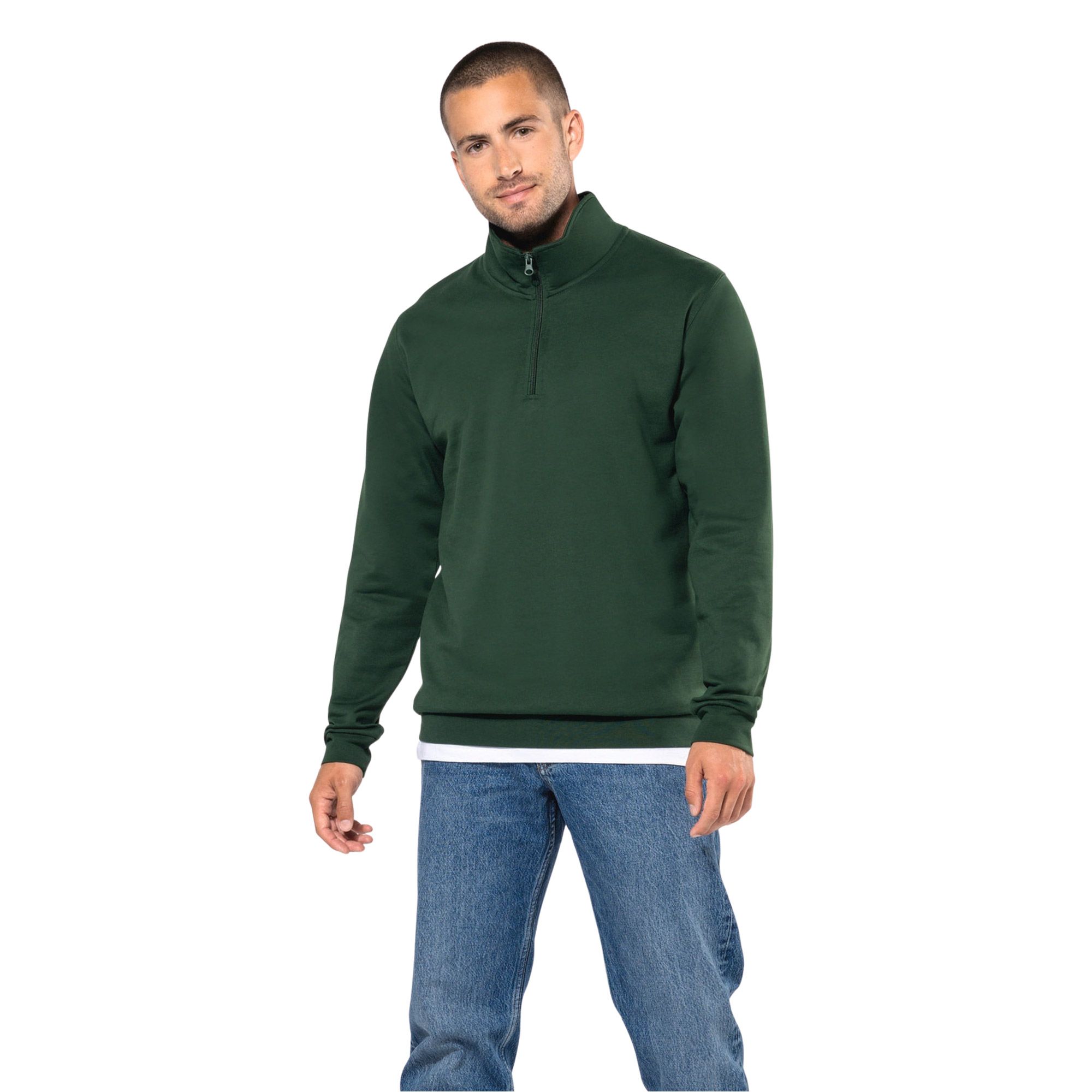 Kariban Zip Sweater Heren