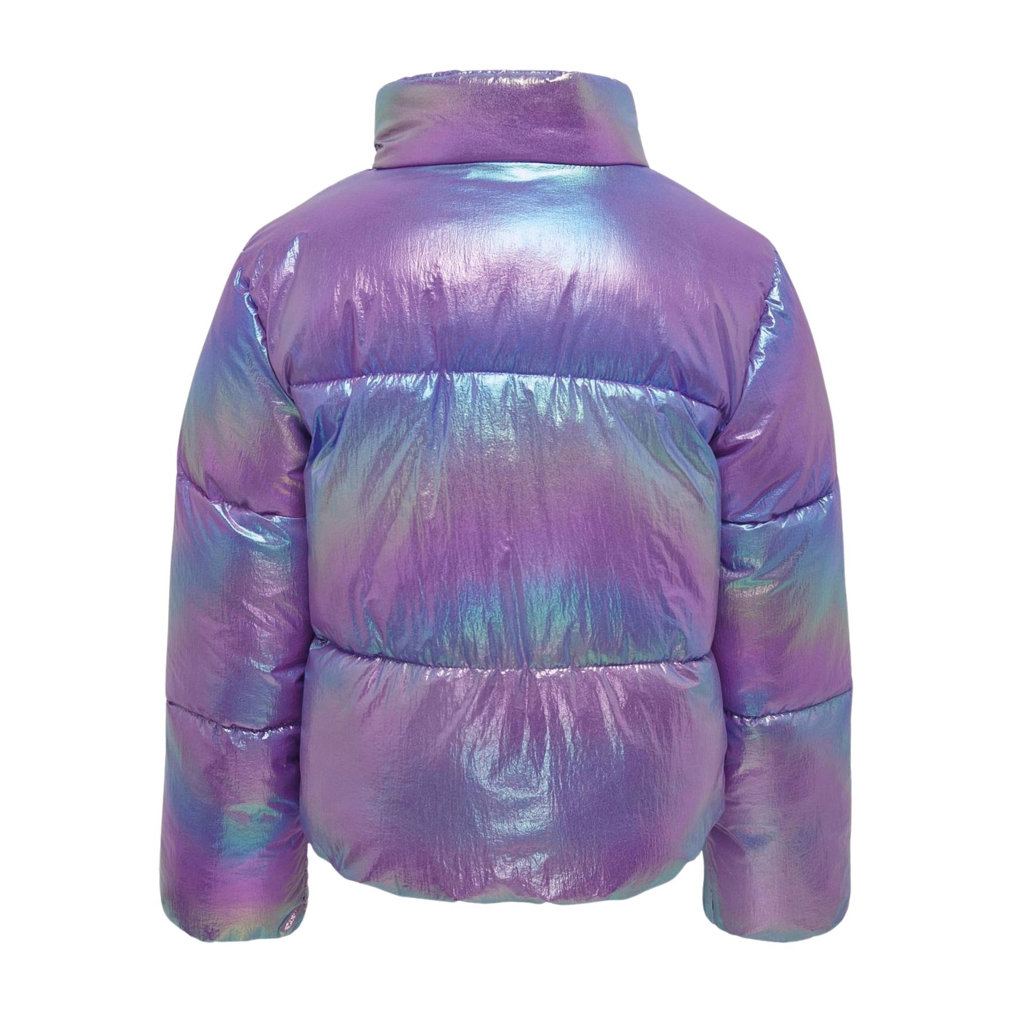 Kids Only Celine Metallic Short Puffer Winterjas Meisjes