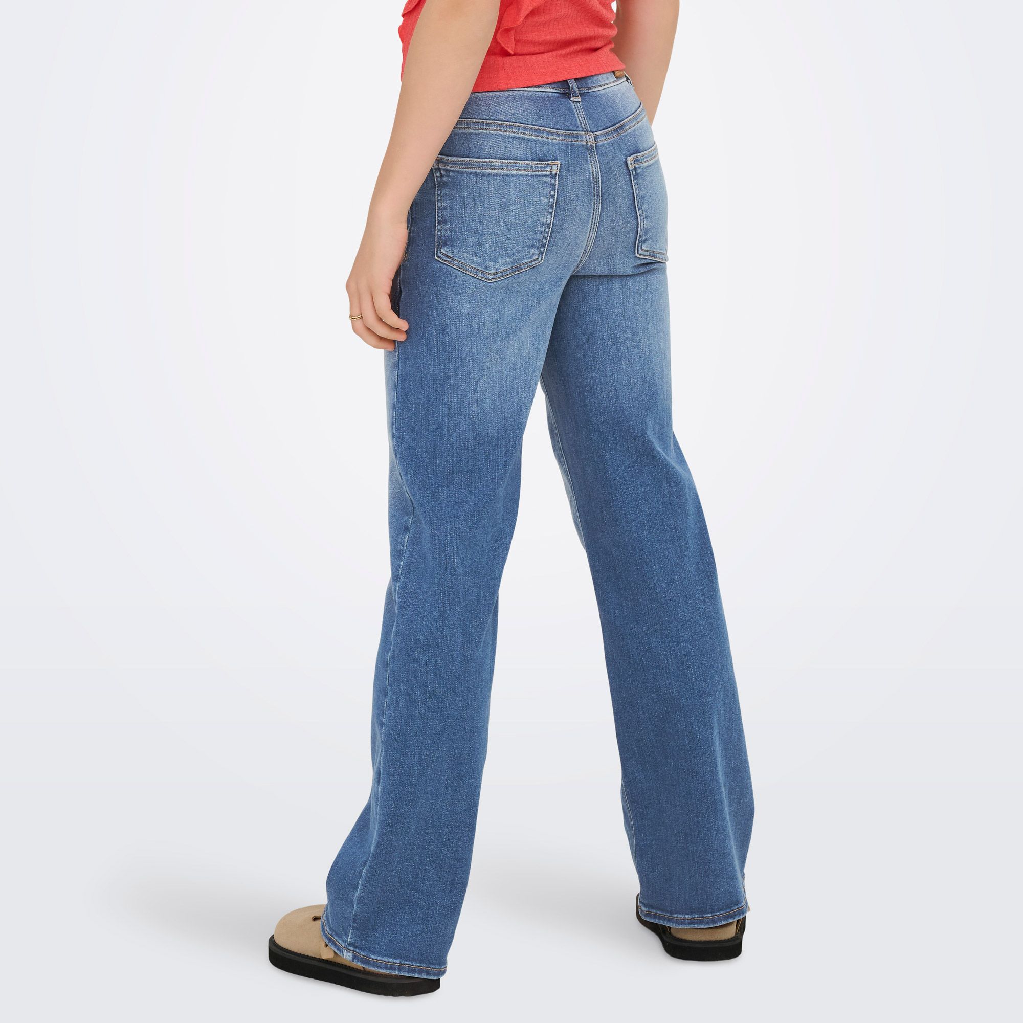 Kids Only Madison Blush Wide Jeans Meisjes