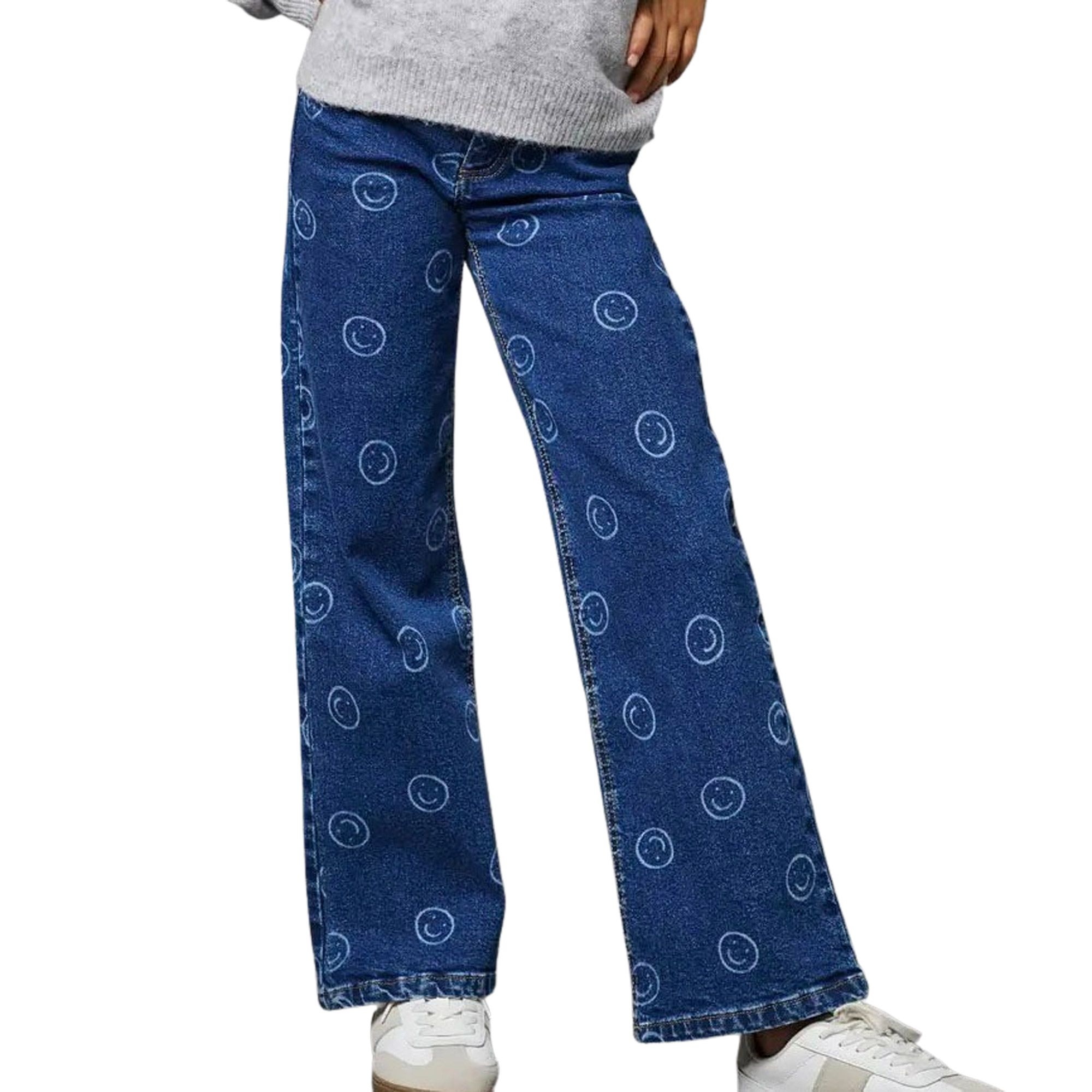 Kids Only Juicy Wide Leg Smiley Jeans Mädchen