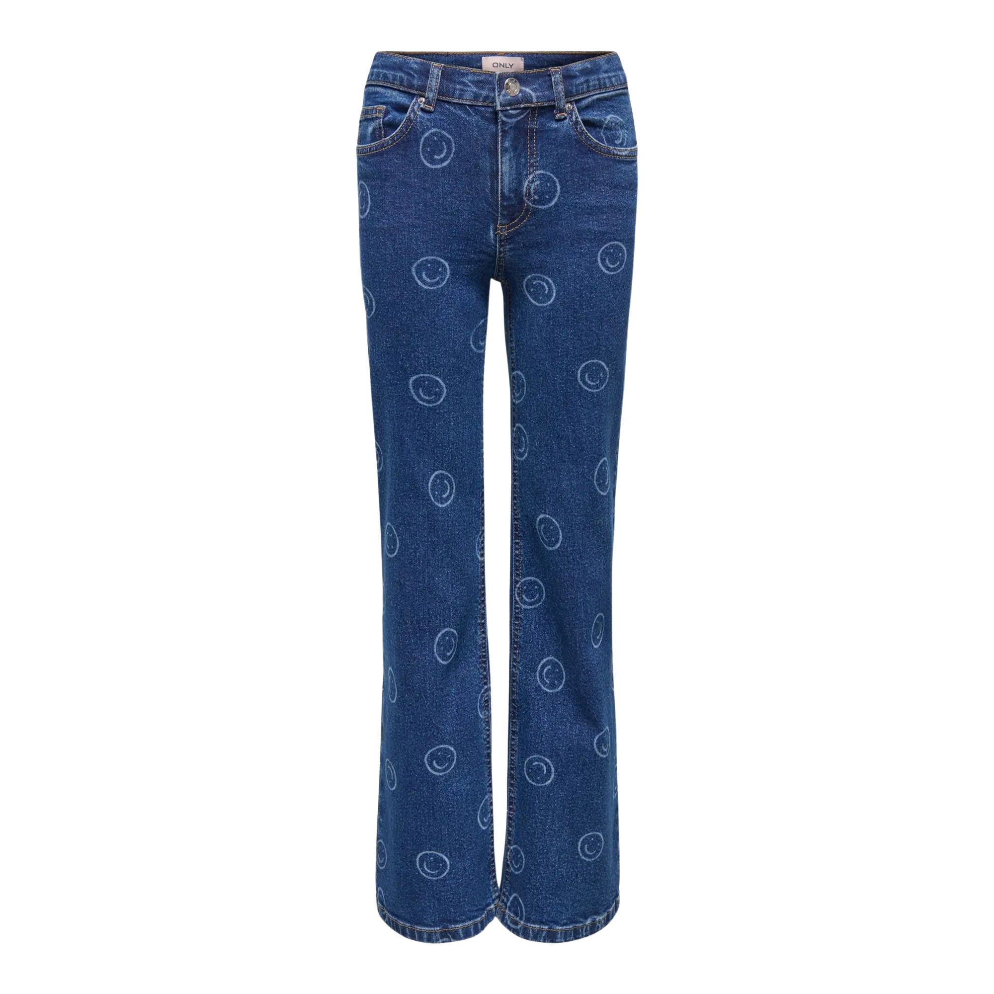 Kids Only Juicy Wide Leg Smiley Jeans Mädchen
