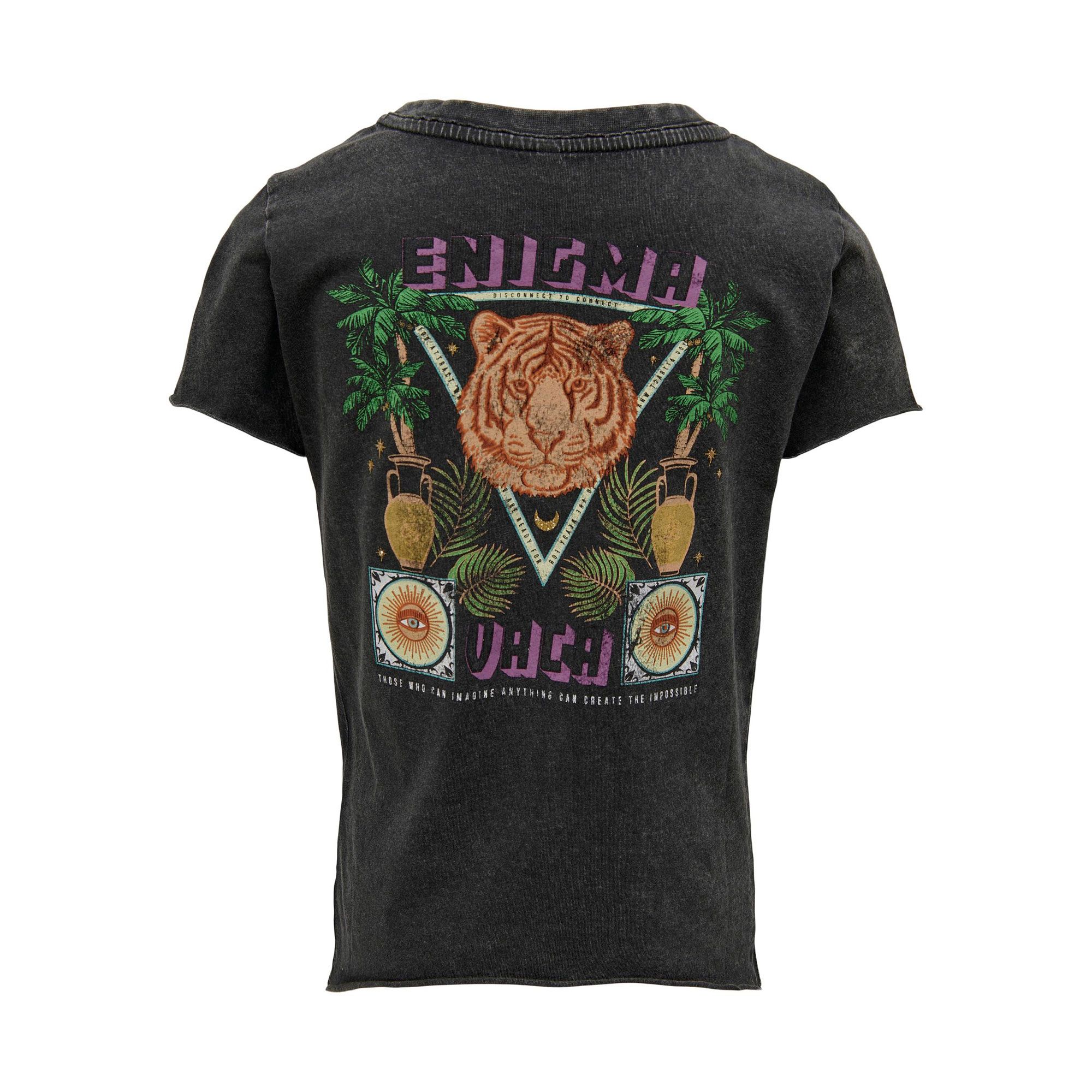 Kids Only Lucy Fit S/S Palm Tiger Shirt Junior
