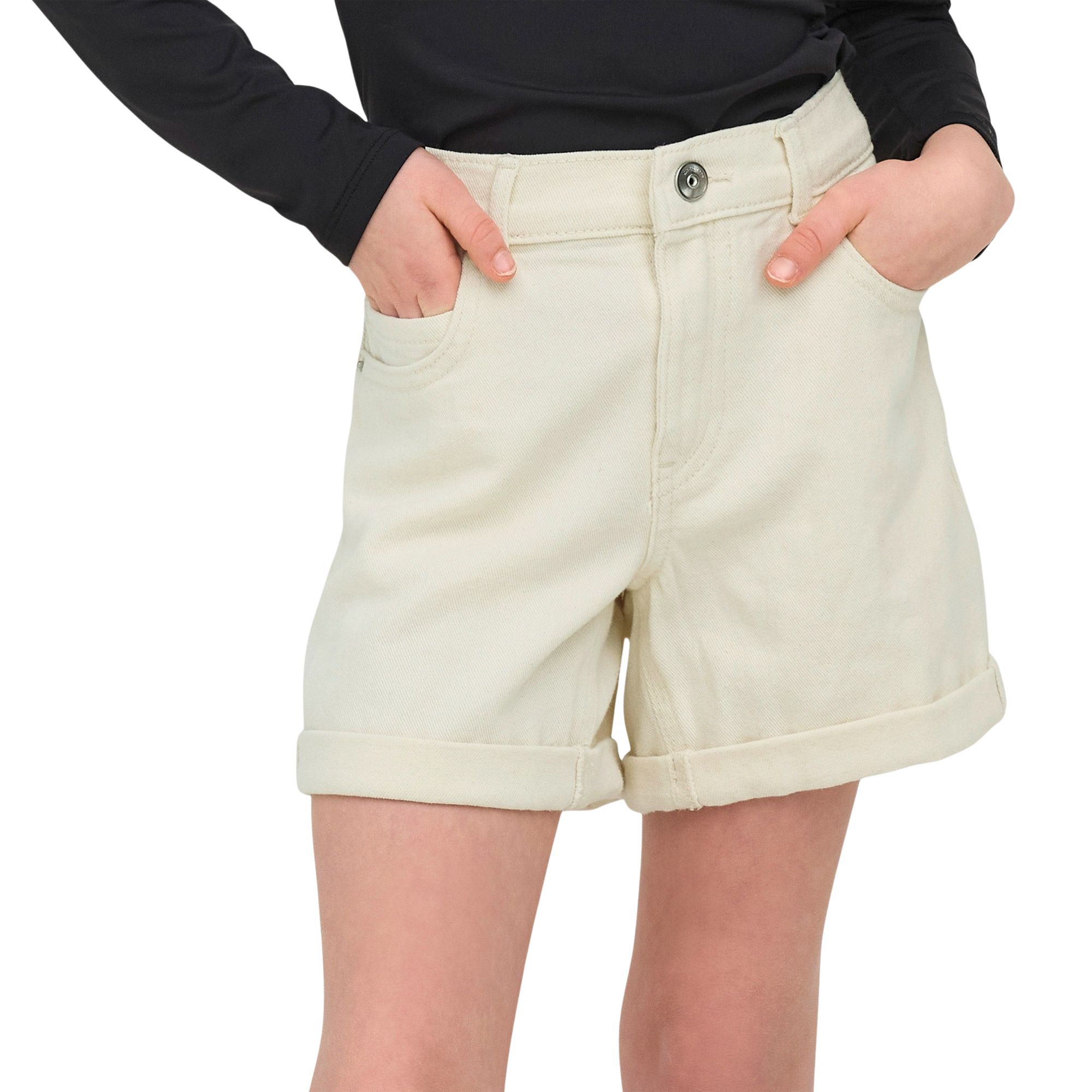 Kids Only Vega Regular Mom Denim Shorts Meisjes
