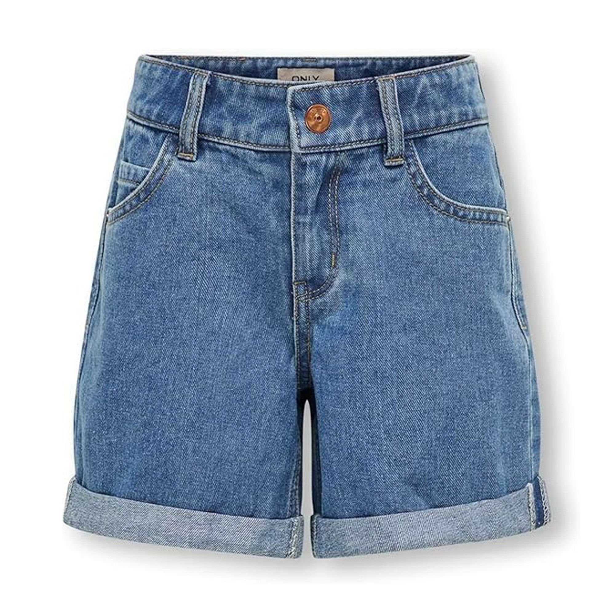 Kids Only Vega Regular Mom Denim Shorts Meisjes