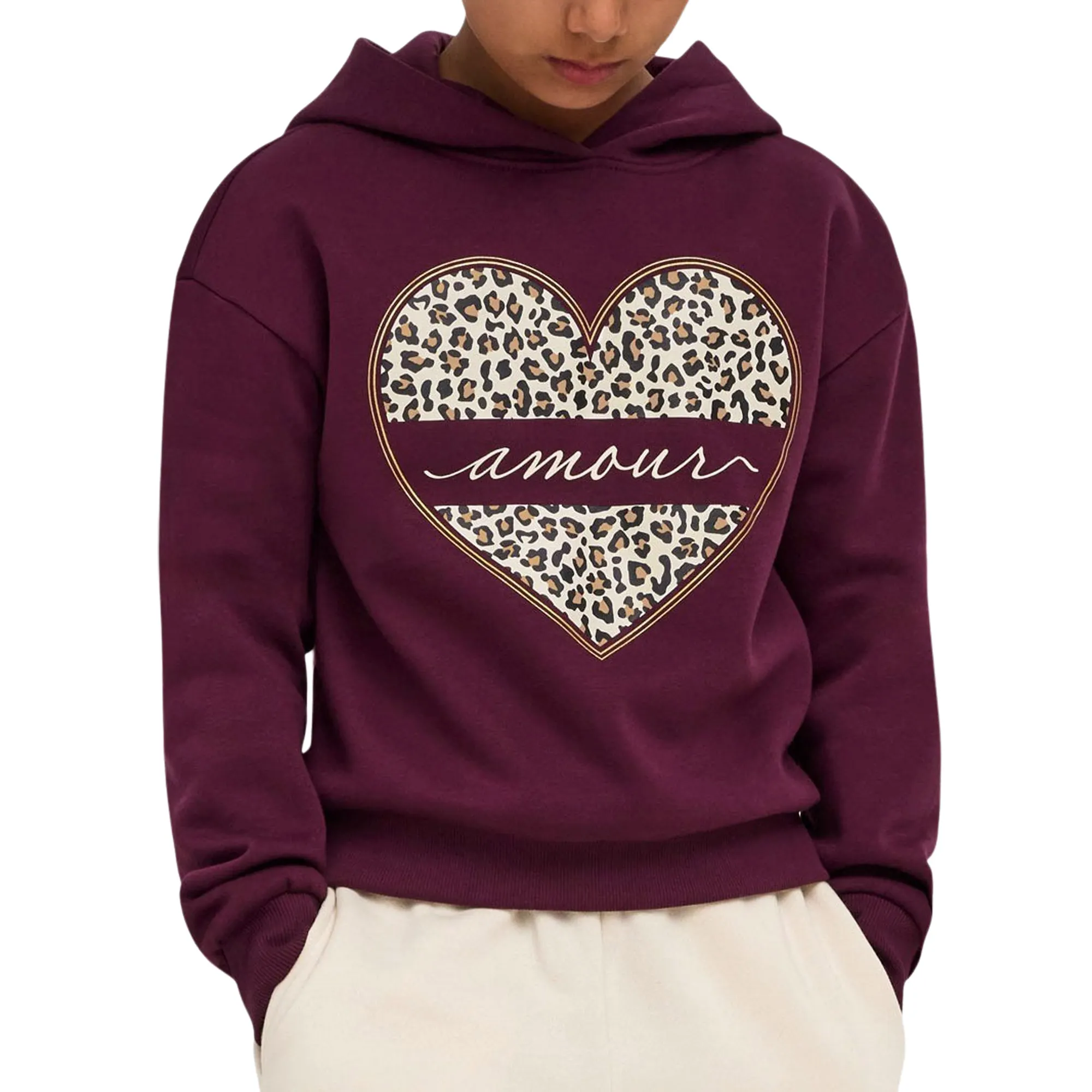 Sweatshirt Kids Only Cooper Life Heart Enfants