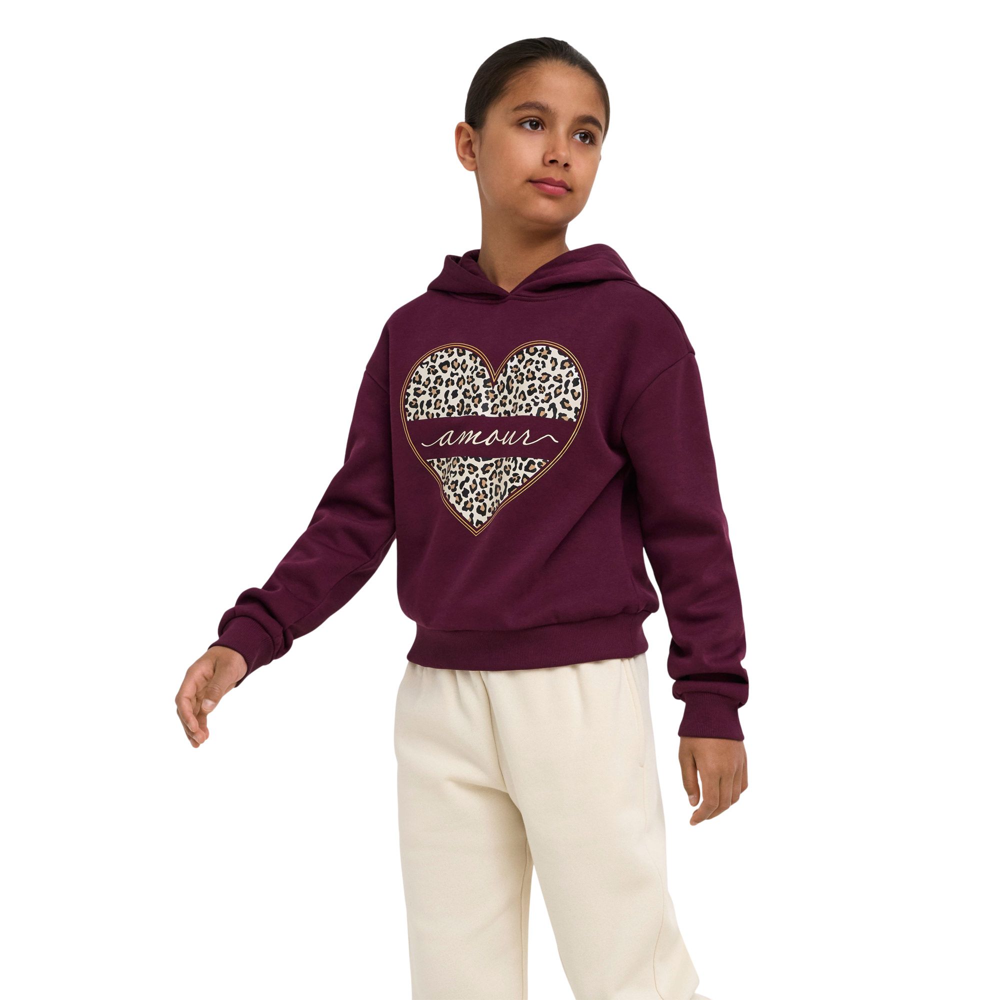 Sweatshirt Kids Only Cooper Life Heart Enfants