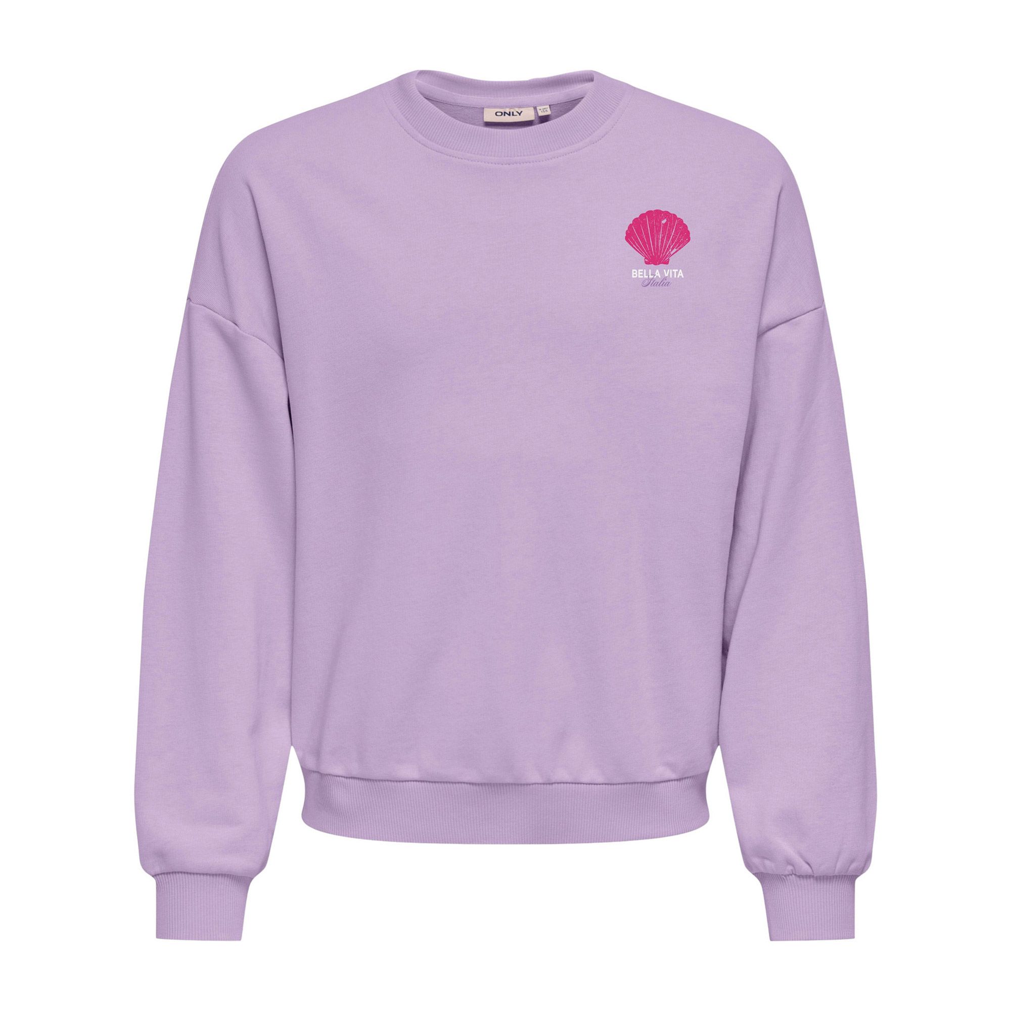 Kids Only Karlie Life Loose Printed Sweater Meisjes