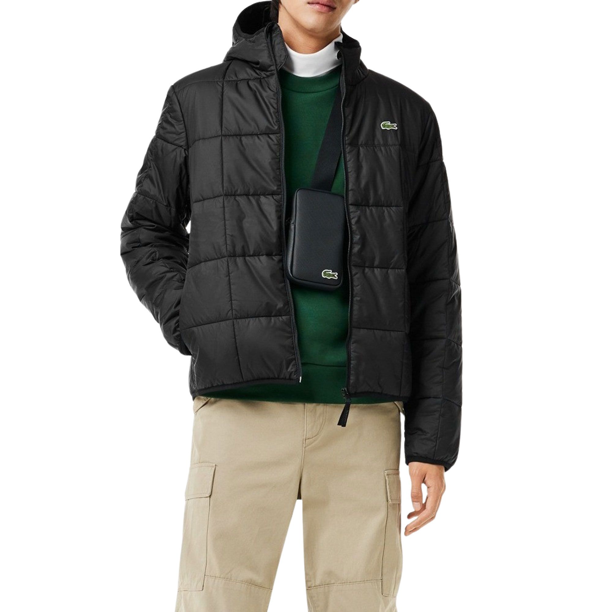 Veste Lacoste Padded Hooded Puffer Hommes