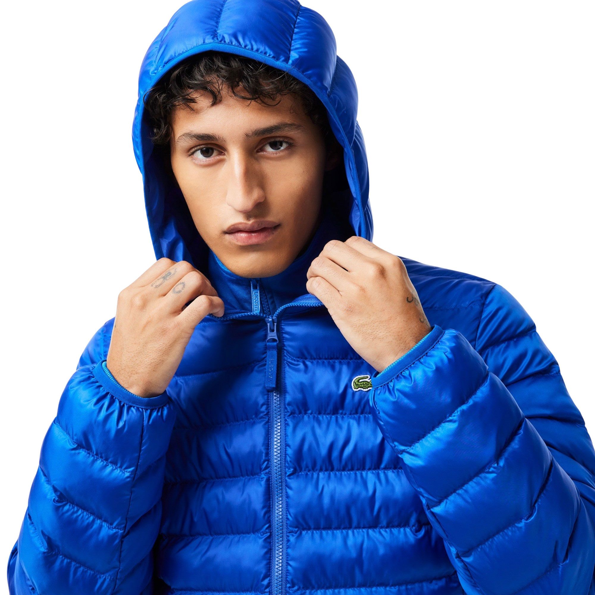 Lacoste Hooded Puffer Jas Heren