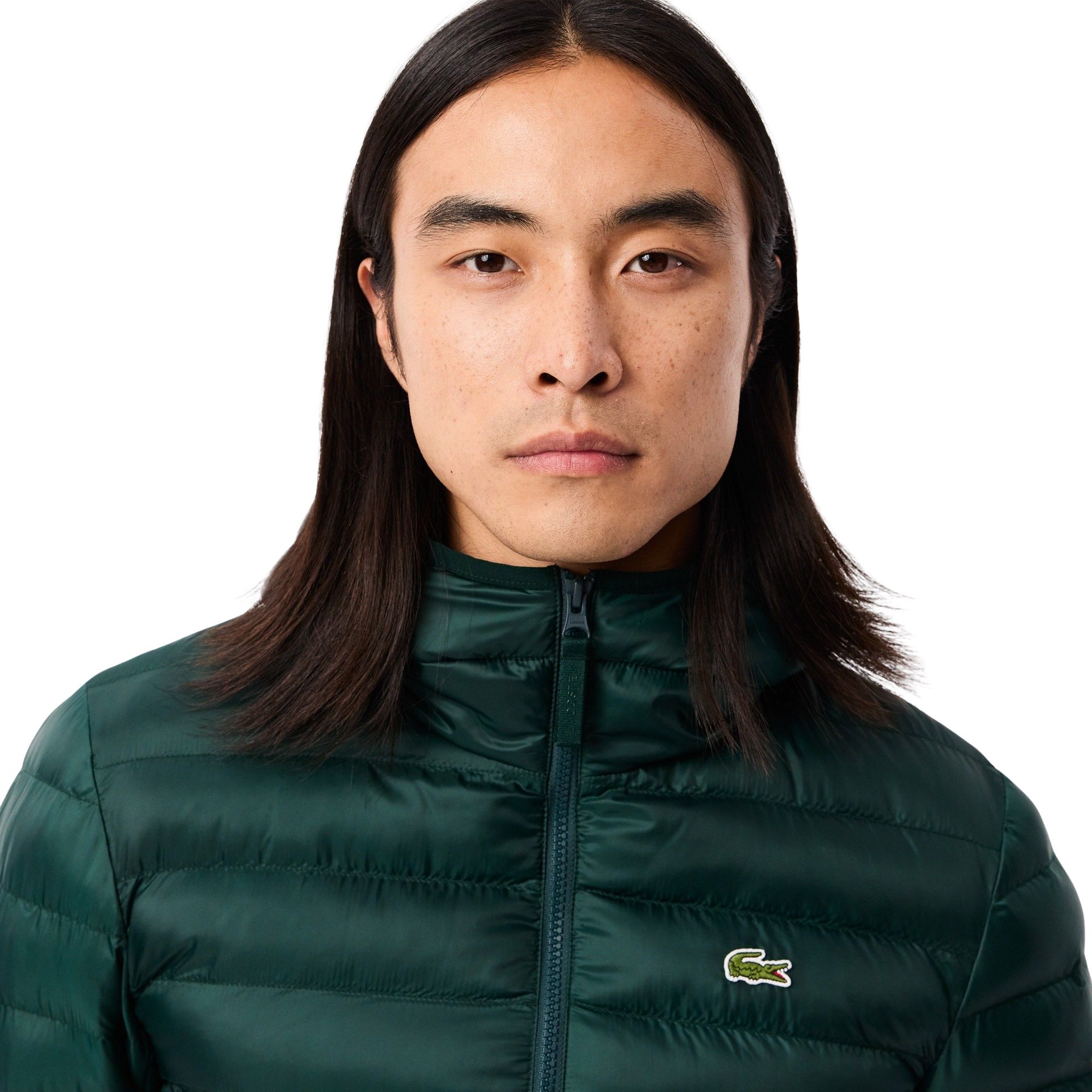 Lacoste Quilted Hooded Puffer Jacket Men