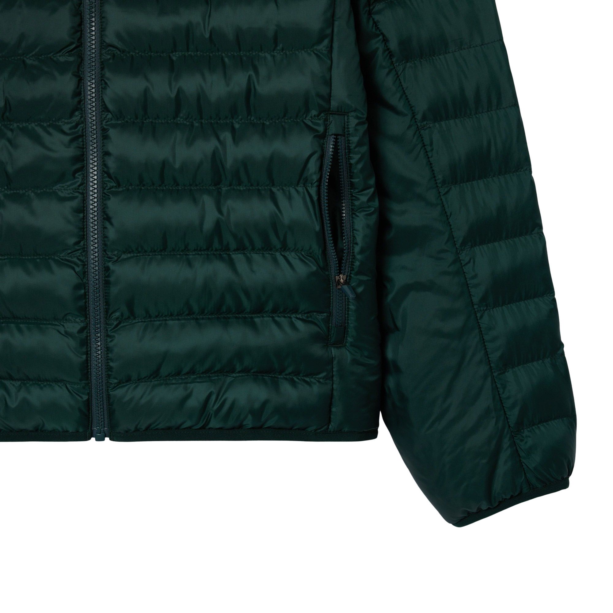 Lacoste Quilted Hooded Puffer Jacket Men